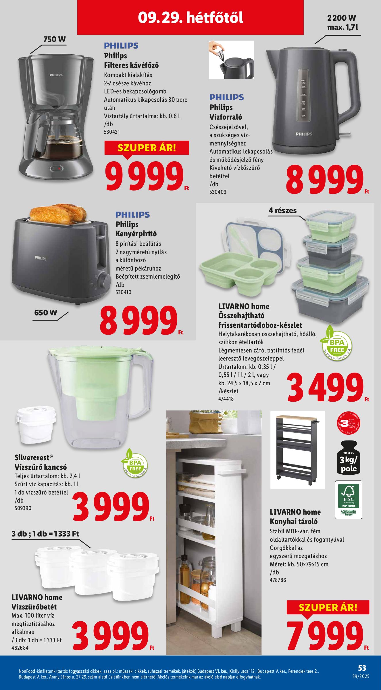 lidl - Lidl akciós újság, érvényes 09.25. - 10.01. - page: 53