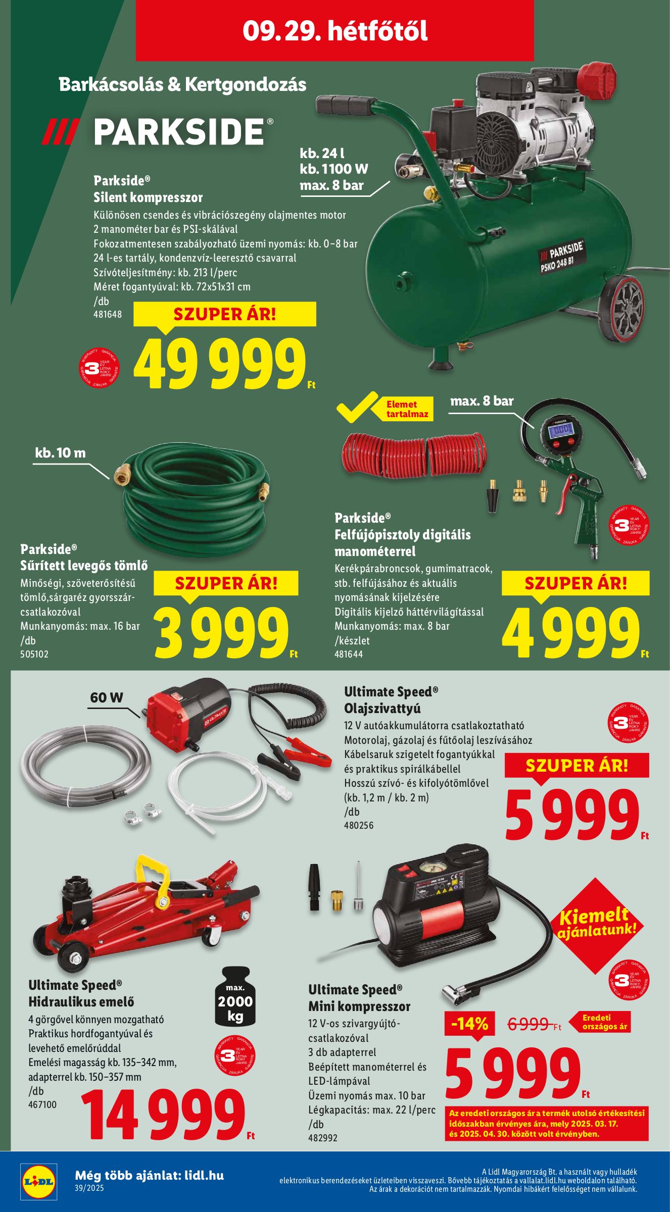 lidl - Lidl akciós újság, érvényes 09.25. - 10.01. - page: 48