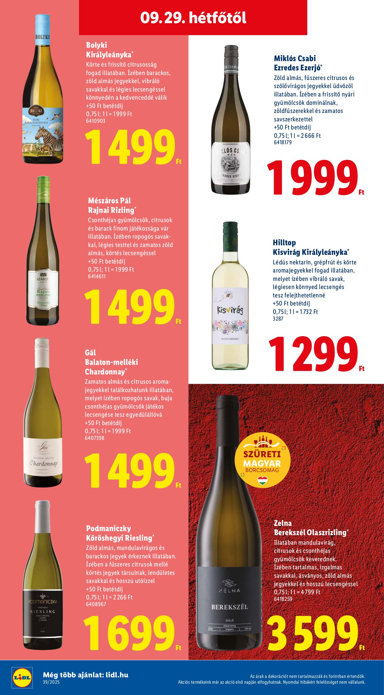 lidl - Lidl akciós újság, érvényes 09.25. - 10.01. - page: 62