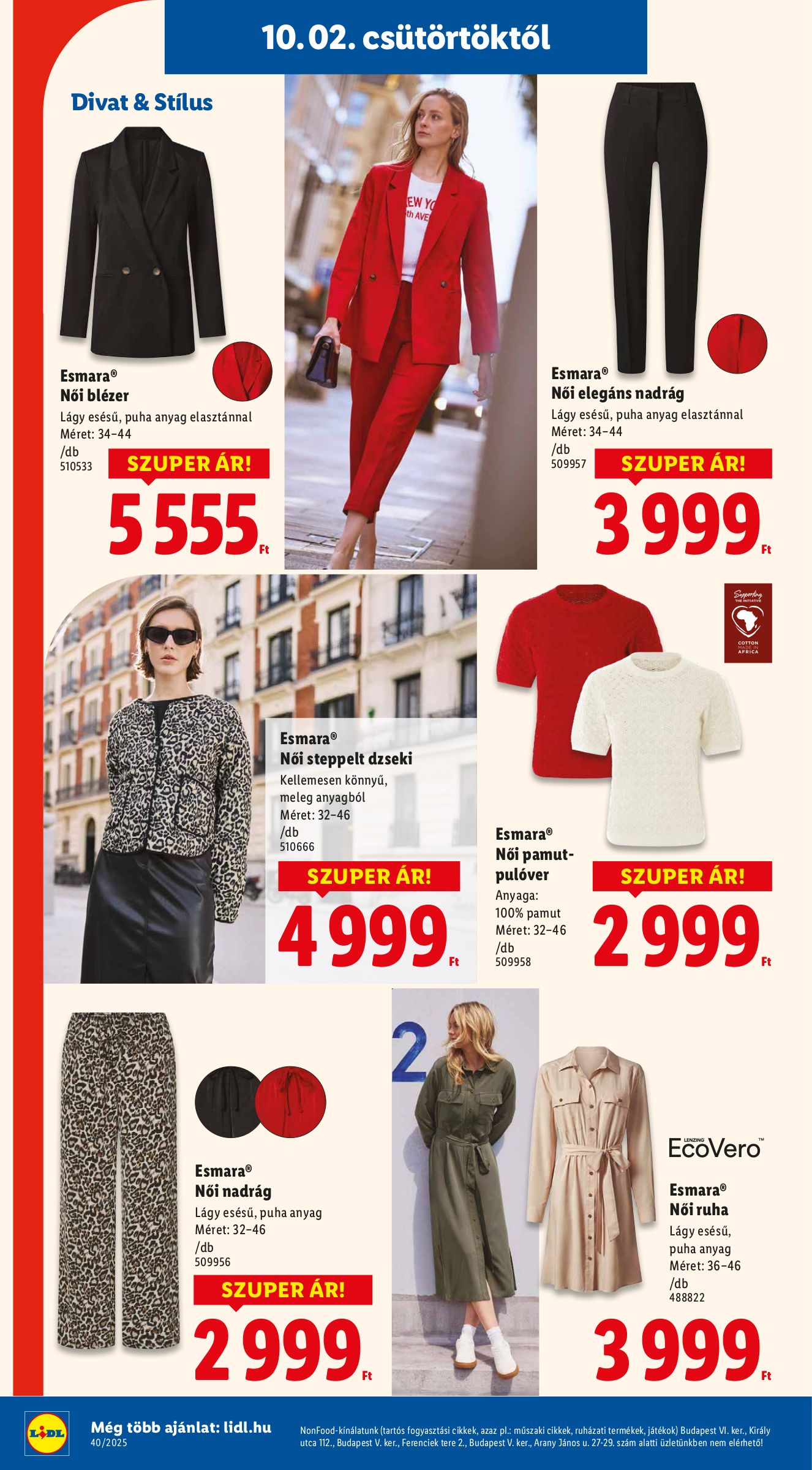 lidl - Lidl - Nonfood akciós újság, érvényes 10.02. - 10.08. - page: 6