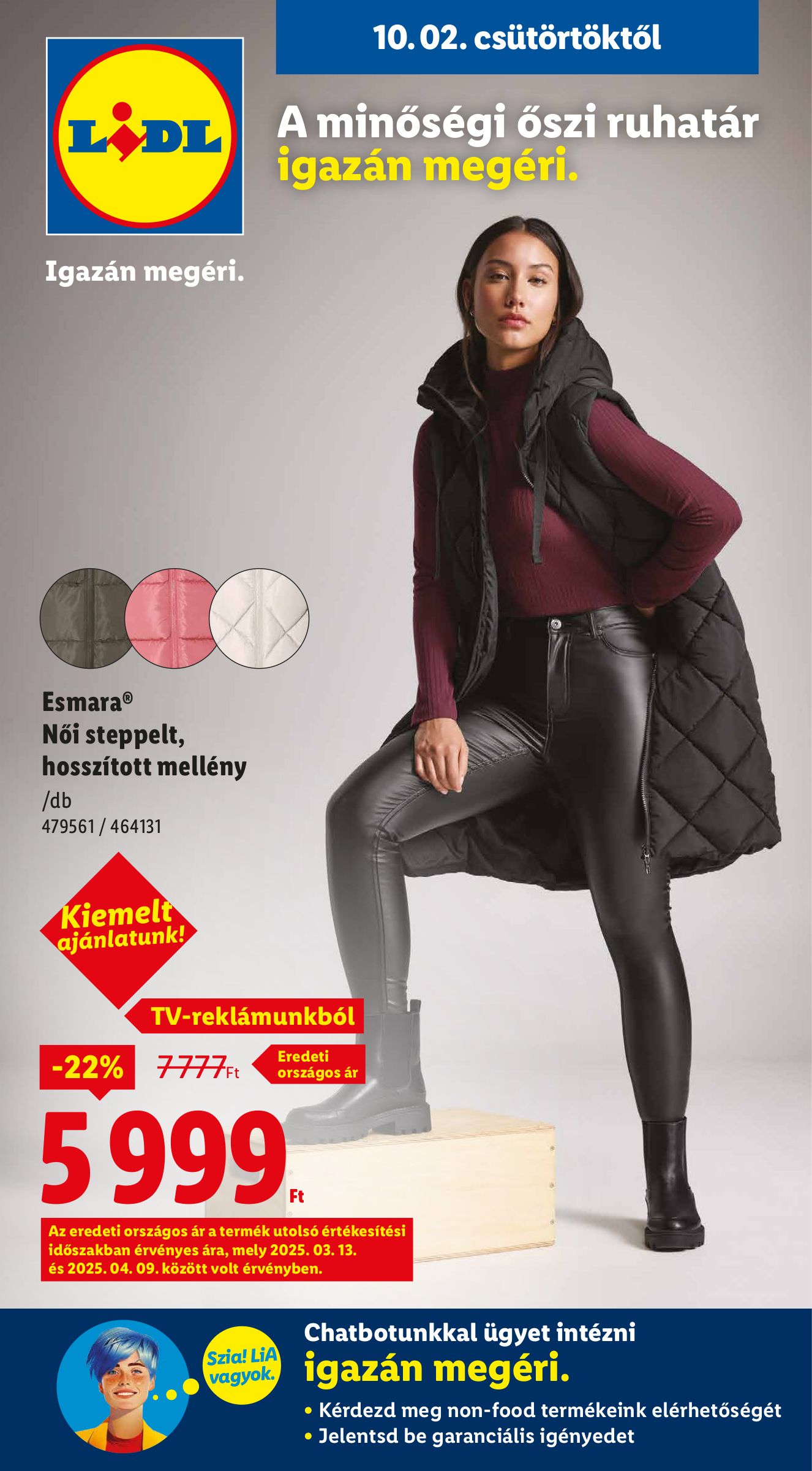 lidl - Lidl - Nonfood akciós újság, érvényes 10.02. - 10.08.