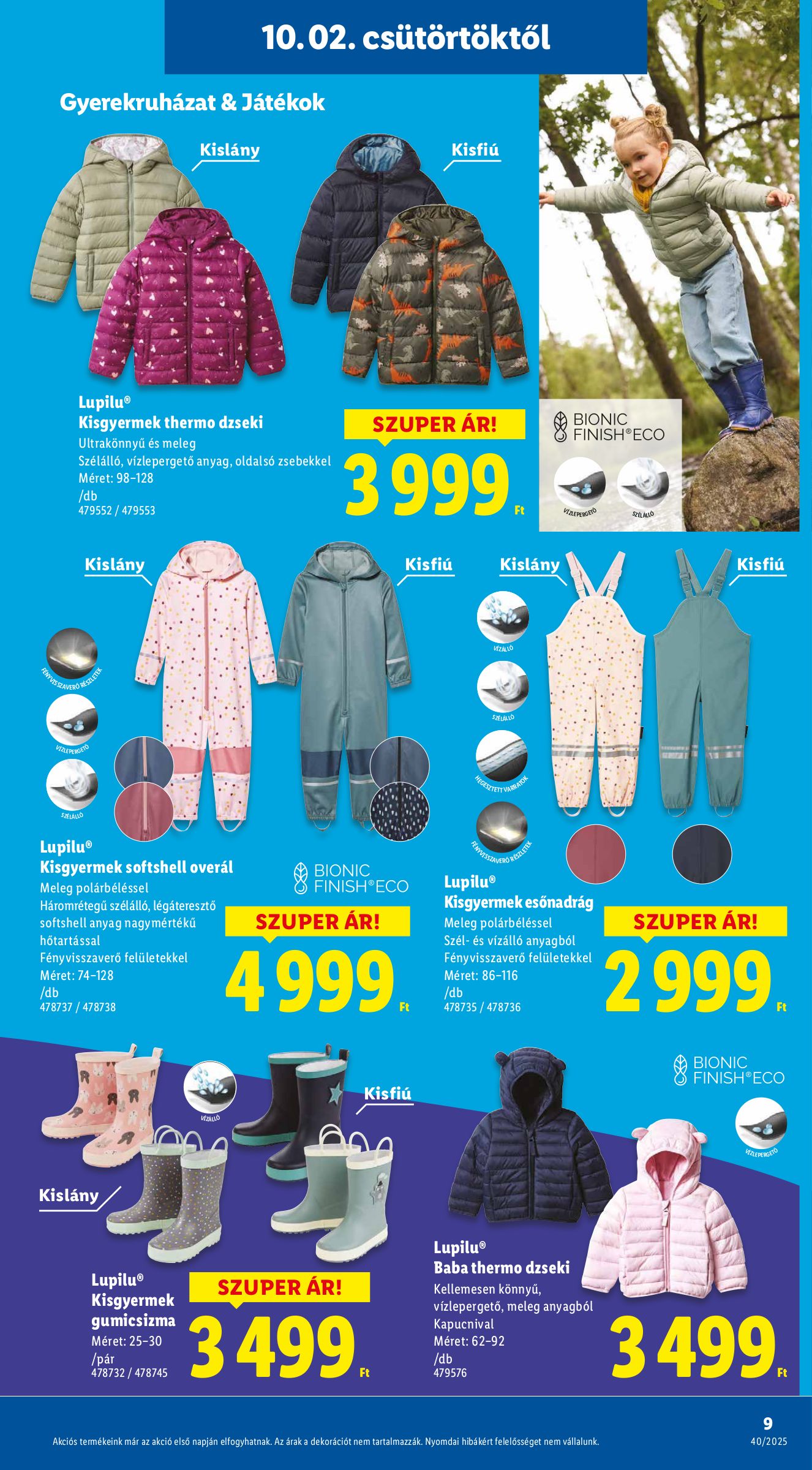 lidl - Lidl - Nonfood akciós újság, érvényes 10.02. - 10.08. - page: 9