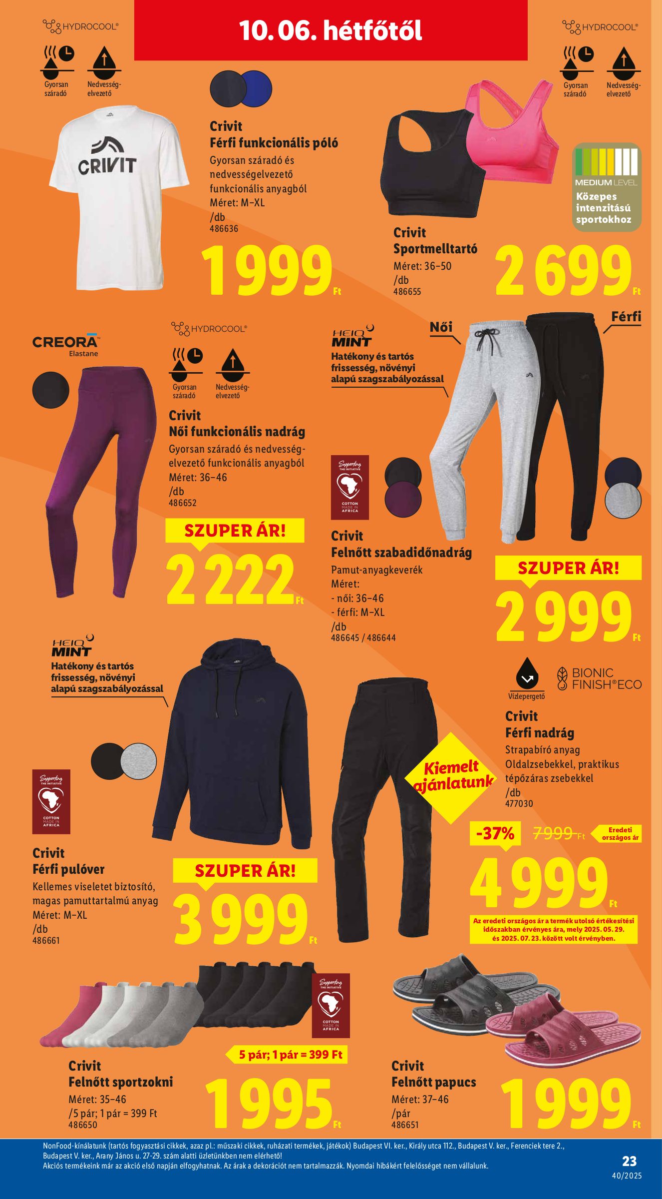 lidl - Lidl - Nonfood akciós újság, érvényes 10.02. - 10.08. - page: 23