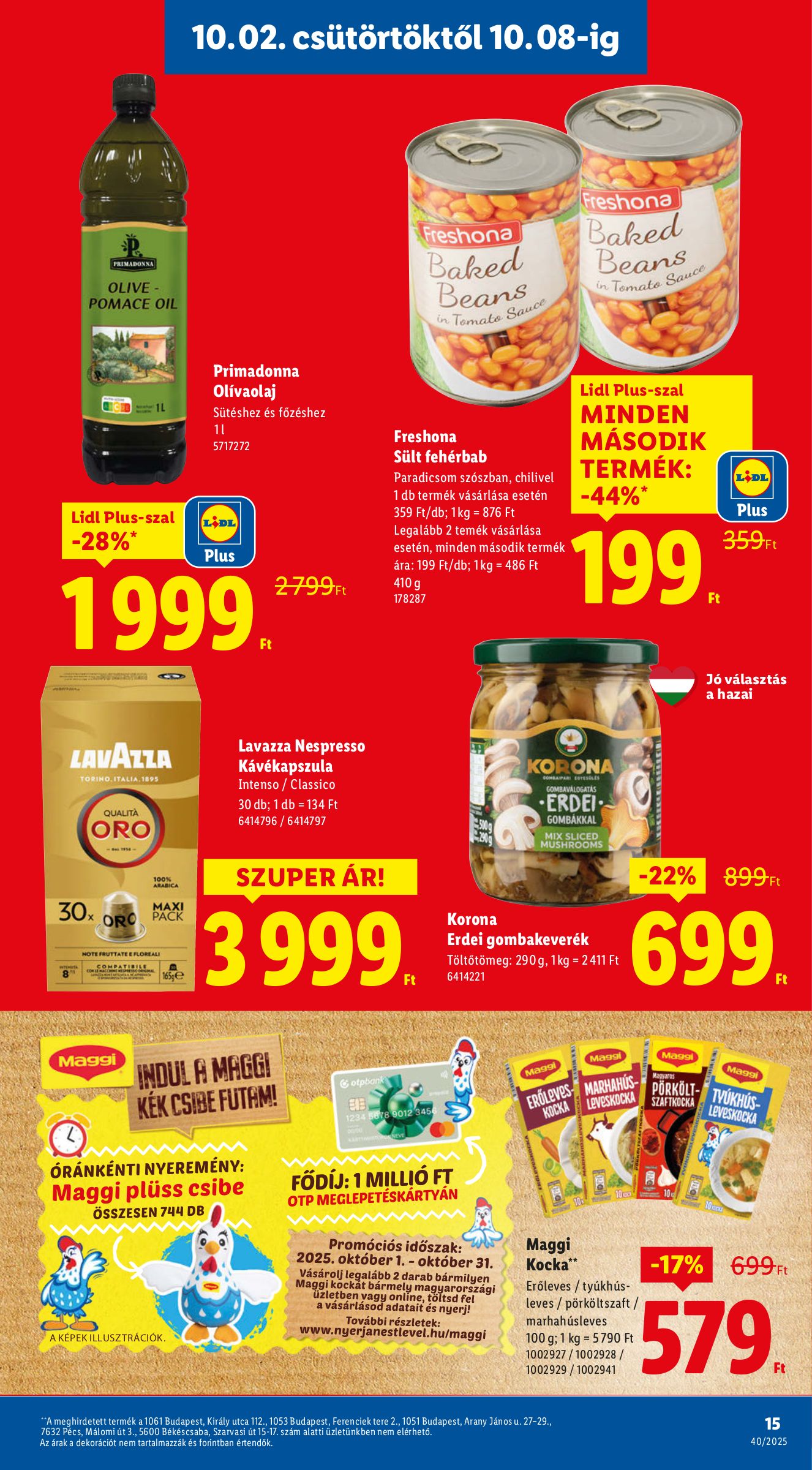 lidl - Lidl akciós újság, érvényes 10.02. - 10.08. - page: 15