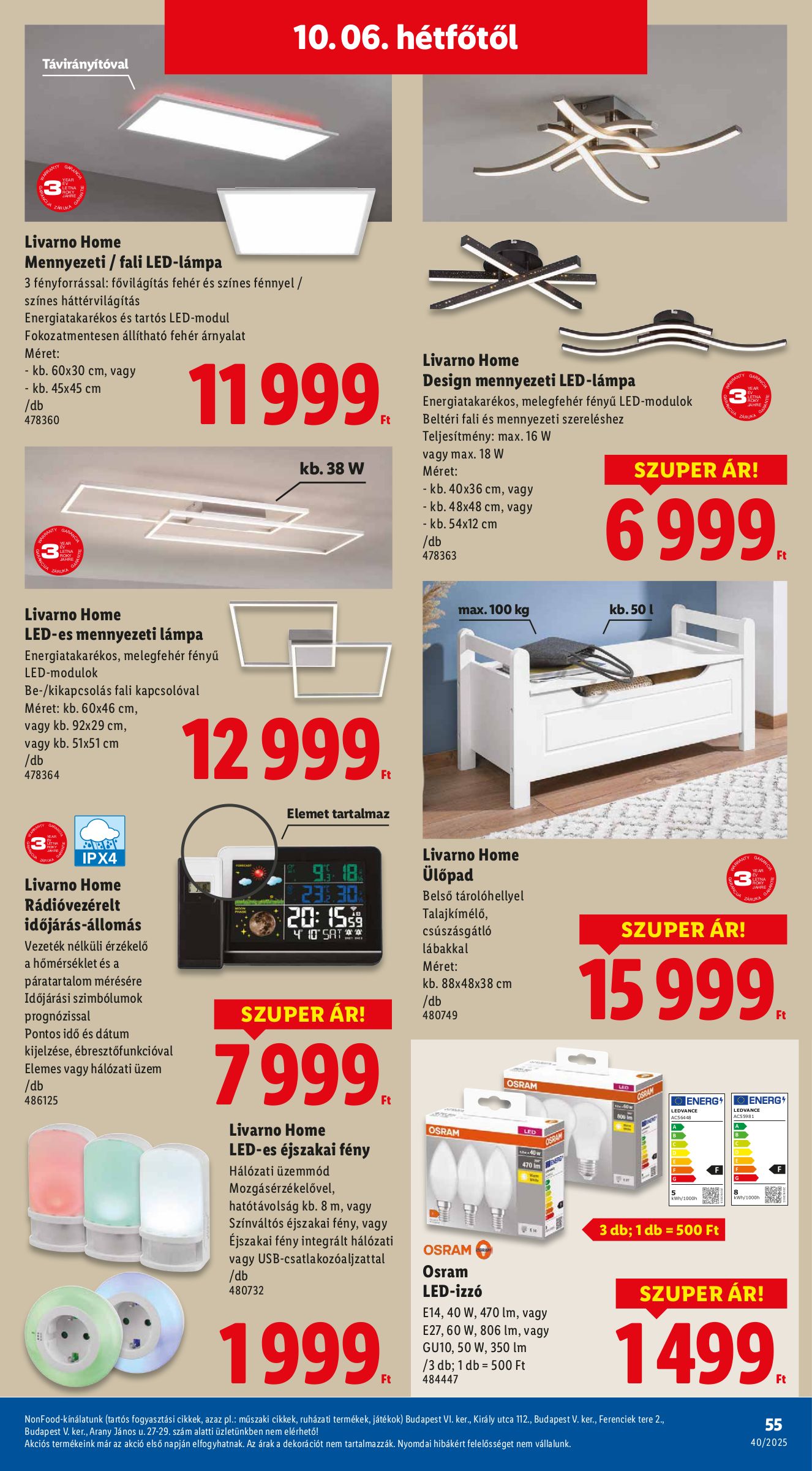 lidl - Lidl akciós újság, érvényes 10.02. - 10.08. - page: 55