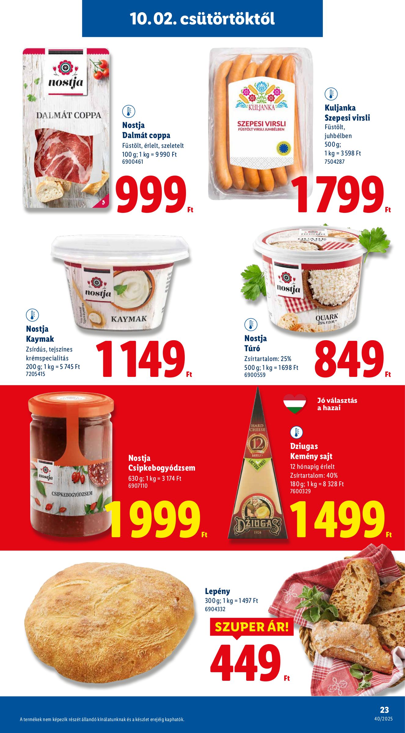lidl - Lidl akciós újság, érvényes 10.02. - 10.08. - page: 23