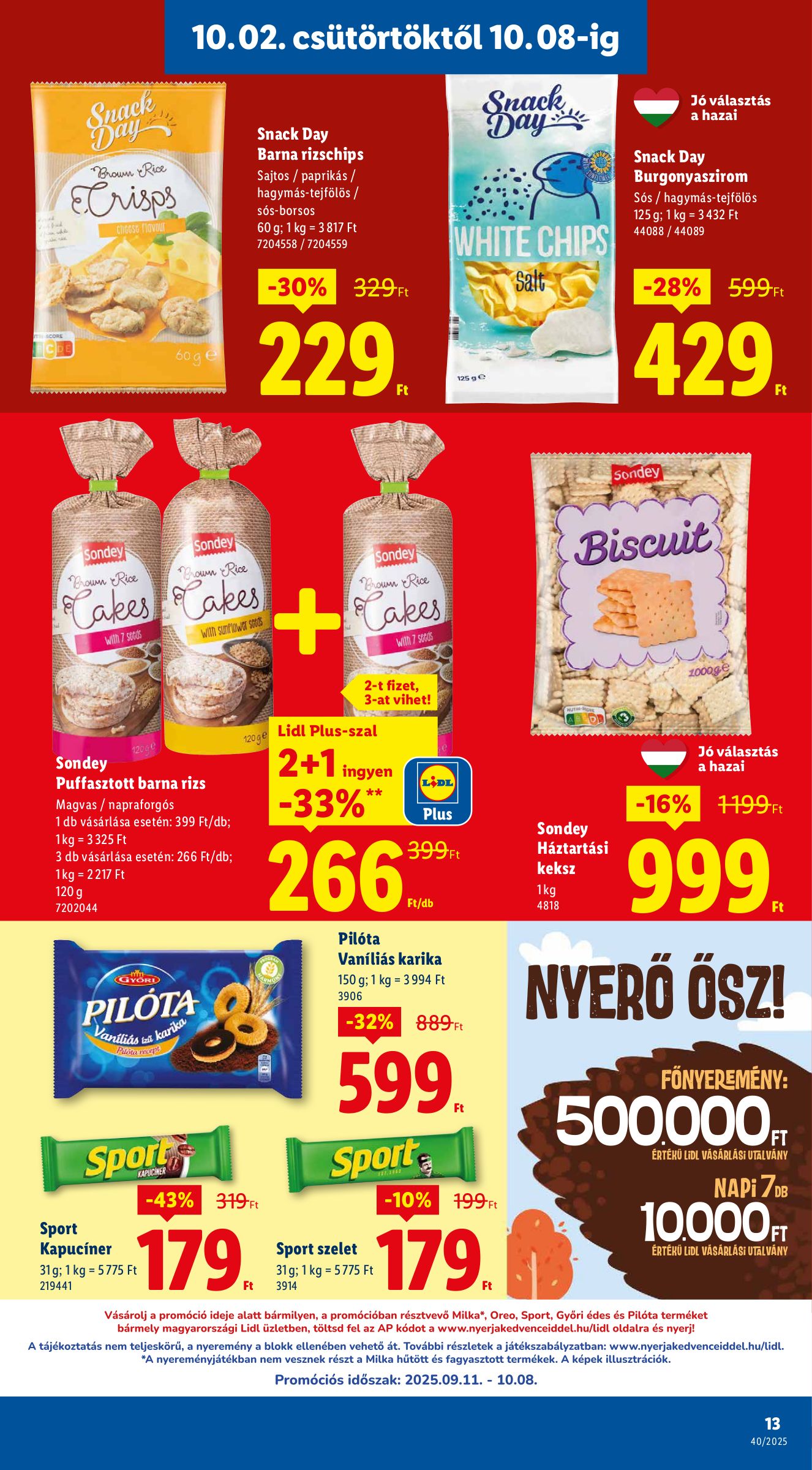 lidl - Lidl akciós újság, érvényes 10.02. - 10.08. - page: 13