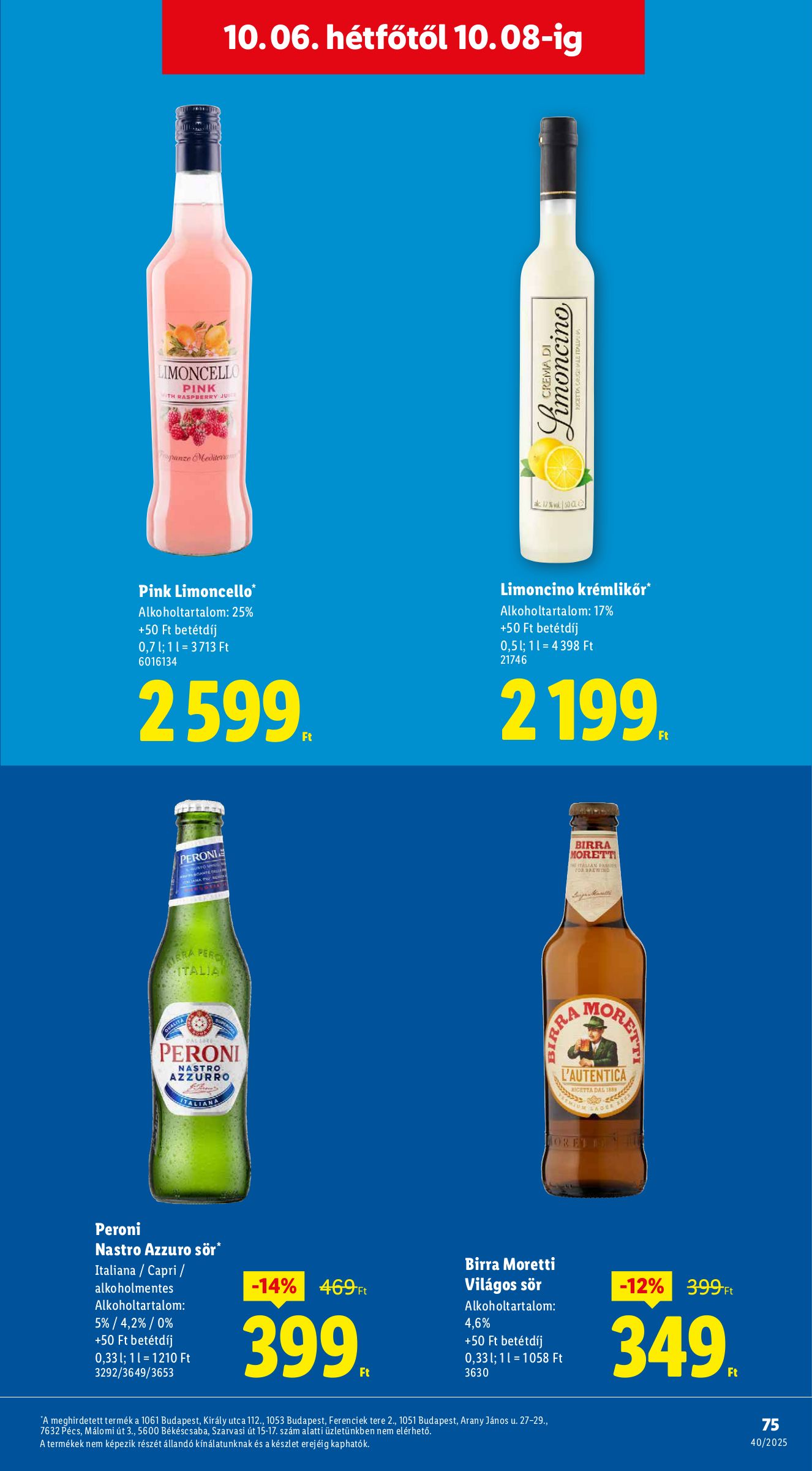 lidl - Lidl akciós újság, érvényes 10.02. - 10.08. - page: 75