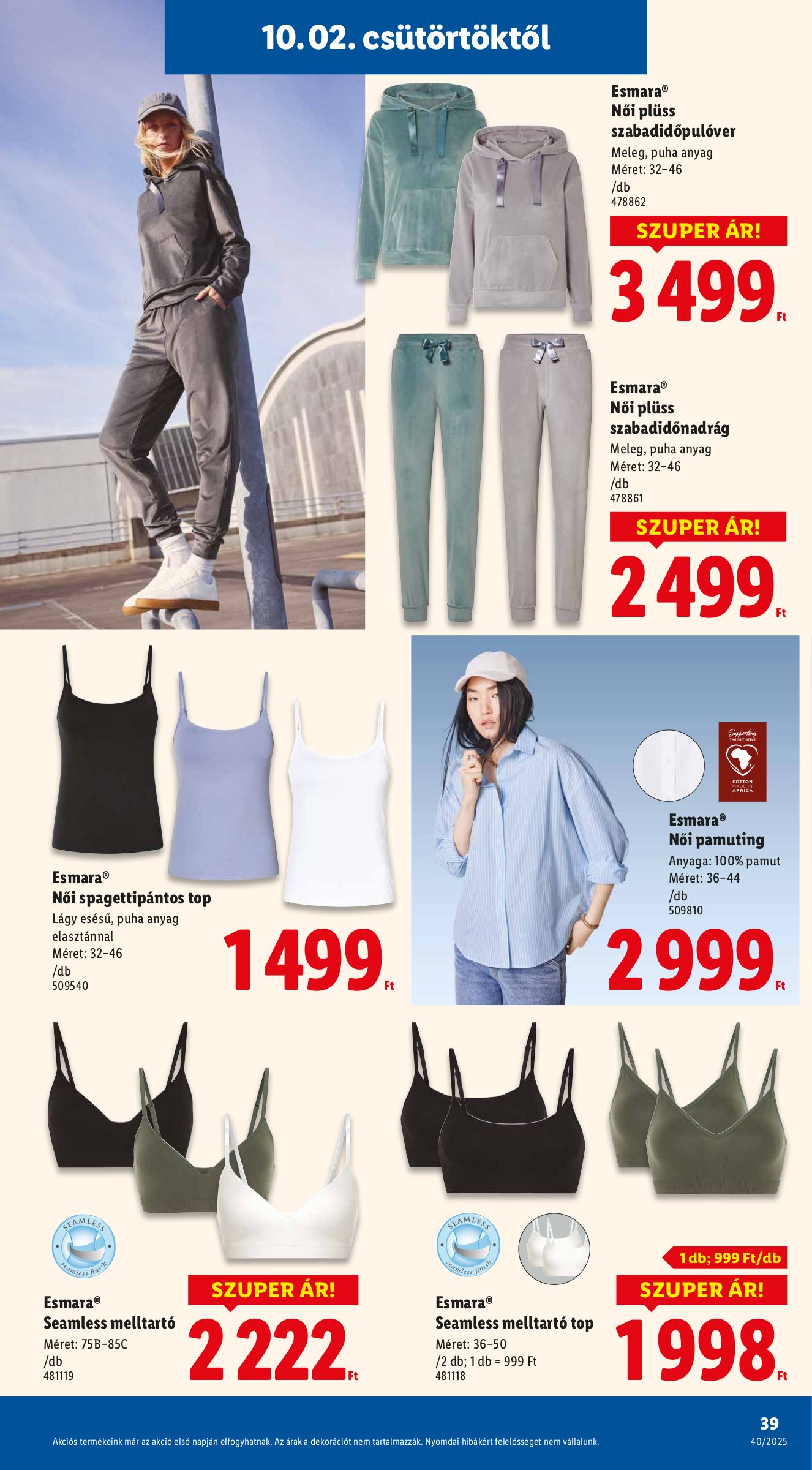 lidl - Lidl akciós újság, érvényes 10.02. - 10.08. - page: 39