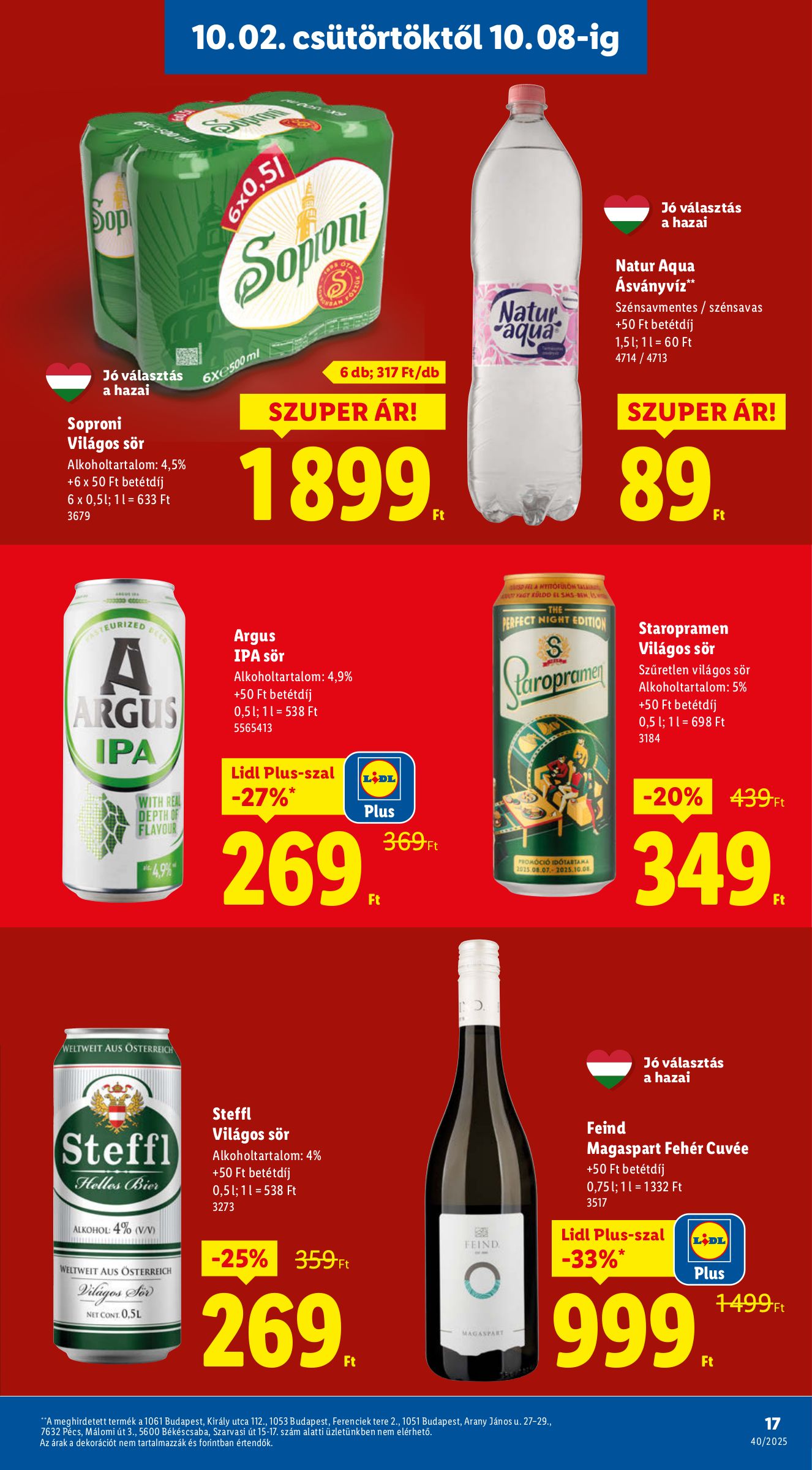 lidl - Lidl akciós újság, érvényes 10.02. - 10.08. - page: 17