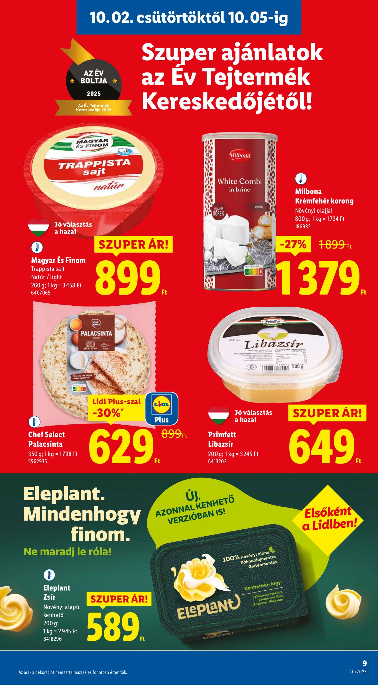 lidl - Lidl akciós újság, érvényes 10.02. - 10.08. - page: 9