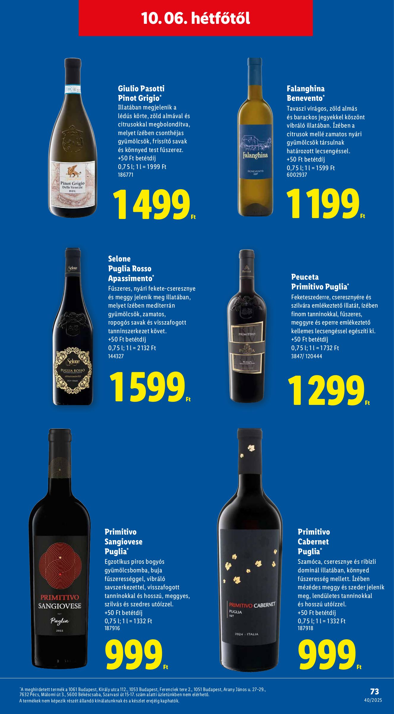 lidl - Lidl akciós újság, érvényes 10.02. - 10.08. - page: 73