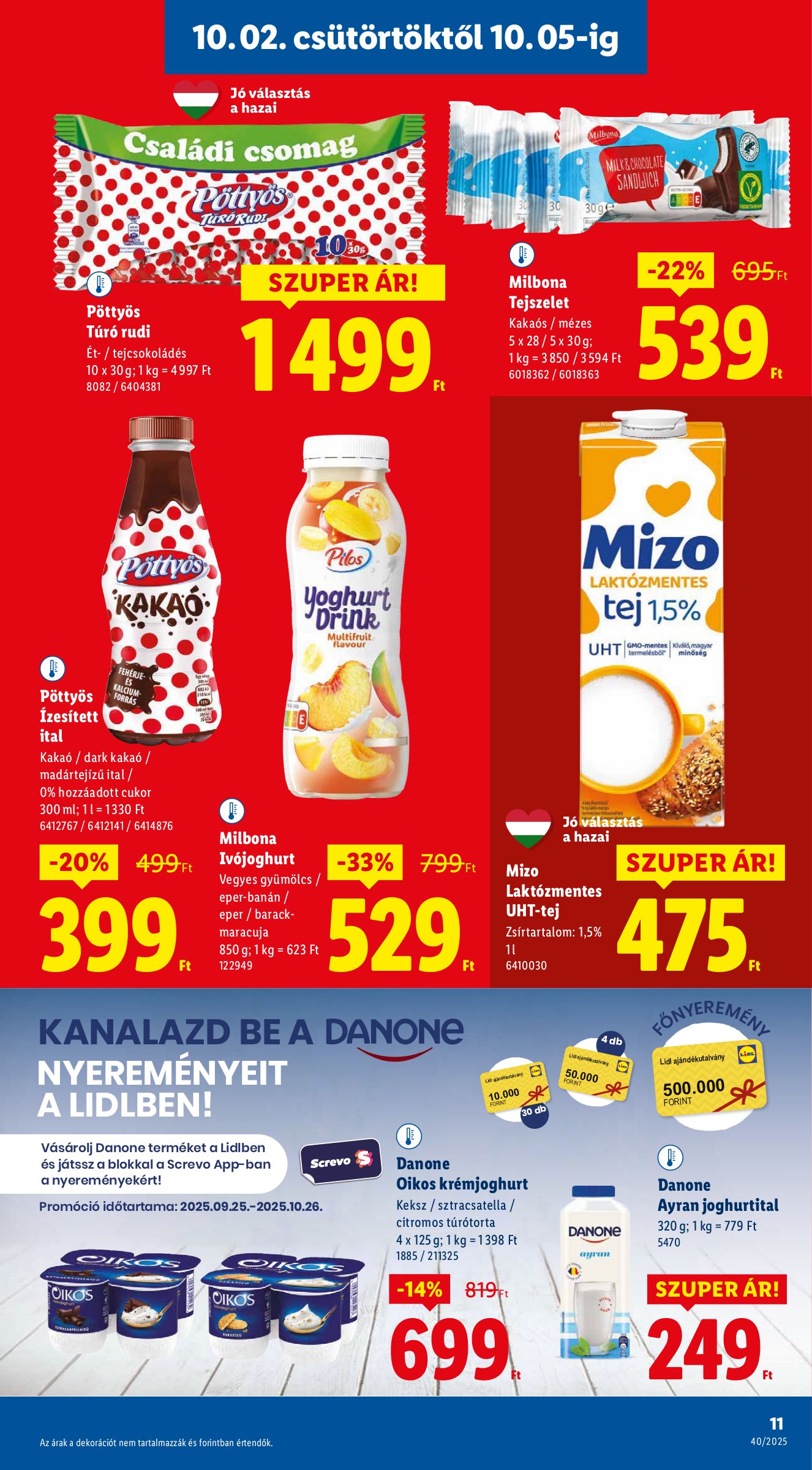 lidl - Lidl akciós újság, érvényes 10.02. - 10.08. - page: 11