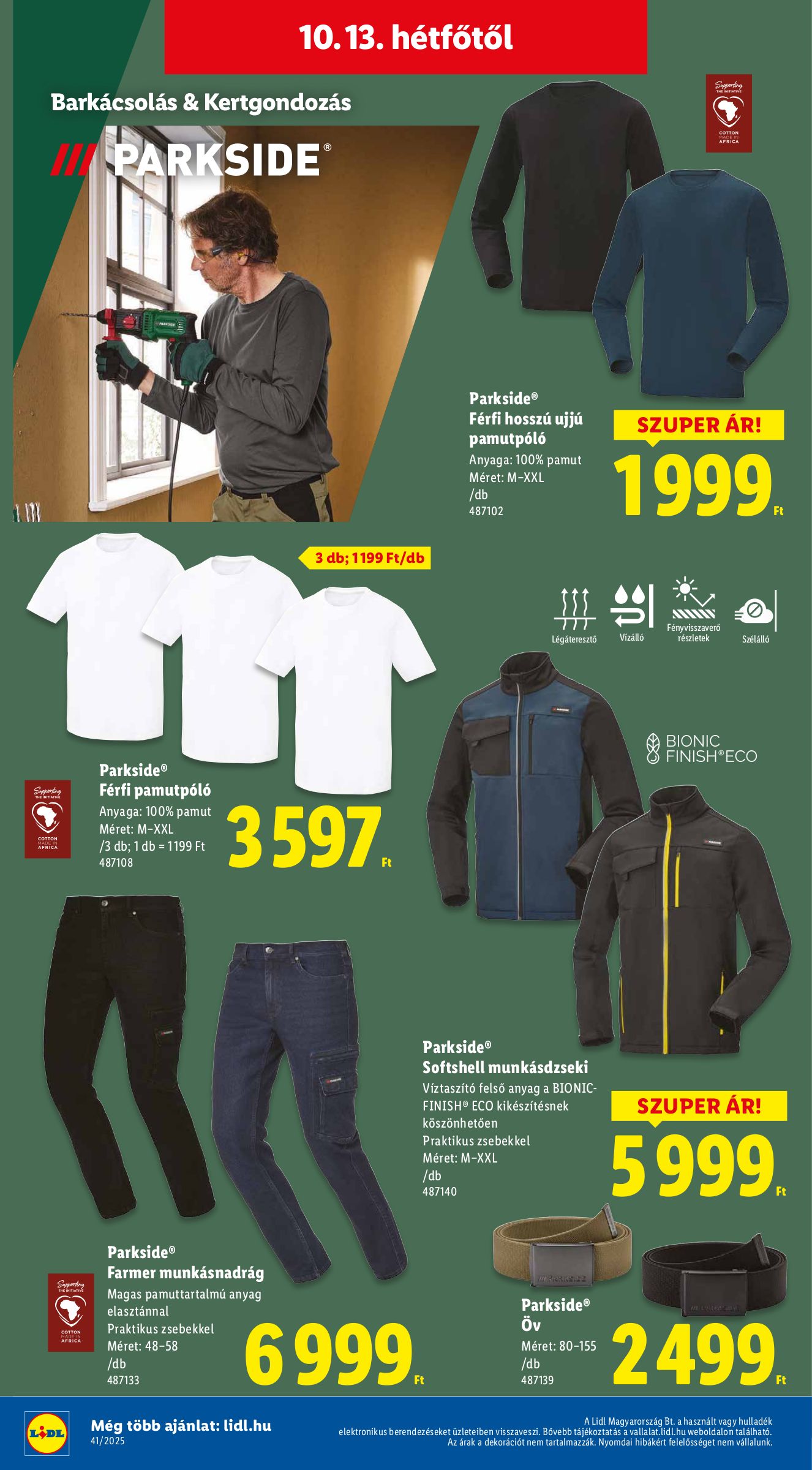 lidl - Lidl - Nonfood akciós újság, érvényes 10.09. - 10.15. - page: 22