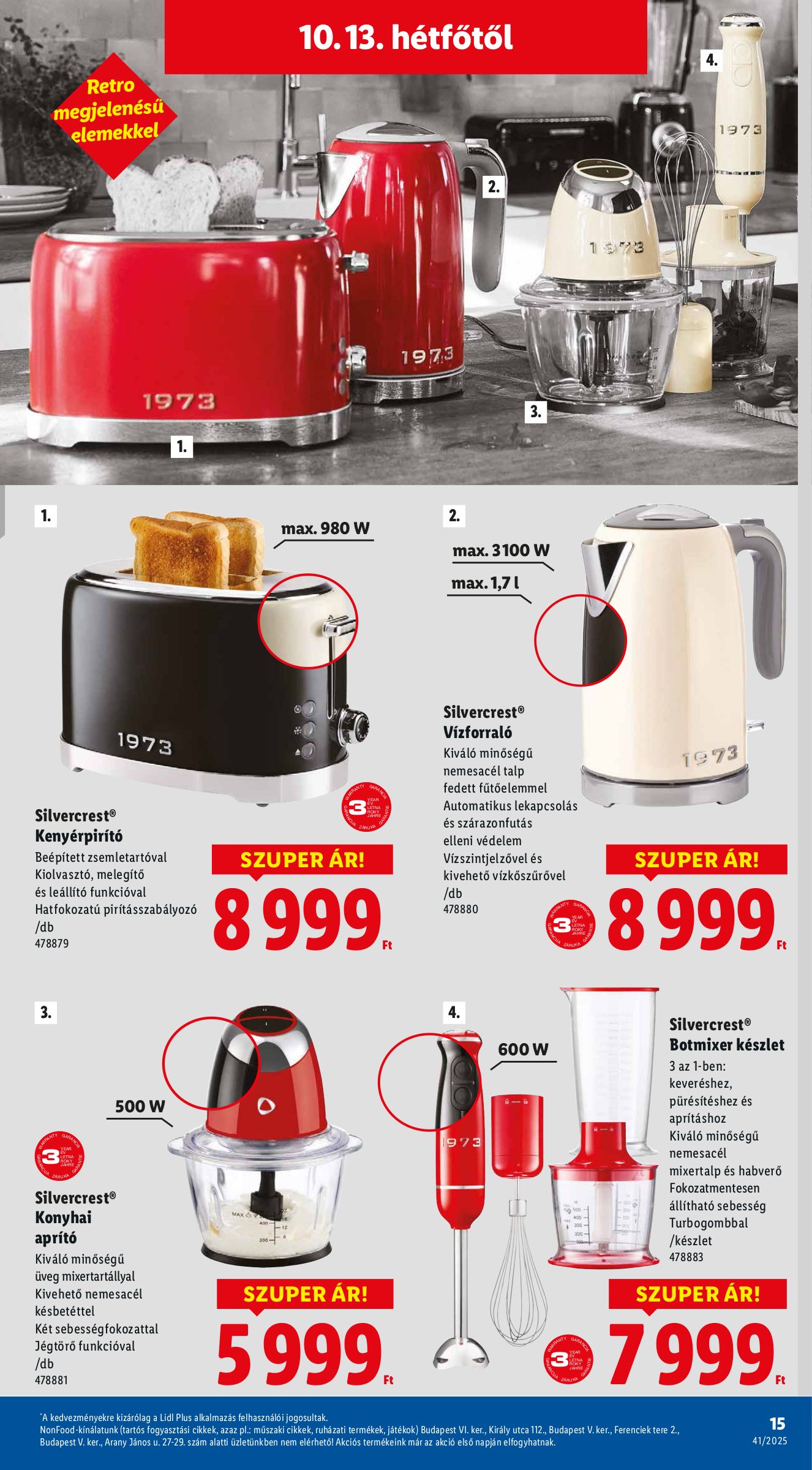 lidl - Lidl - Nonfood akciós újság, érvényes 10.09. - 10.15. - page: 15