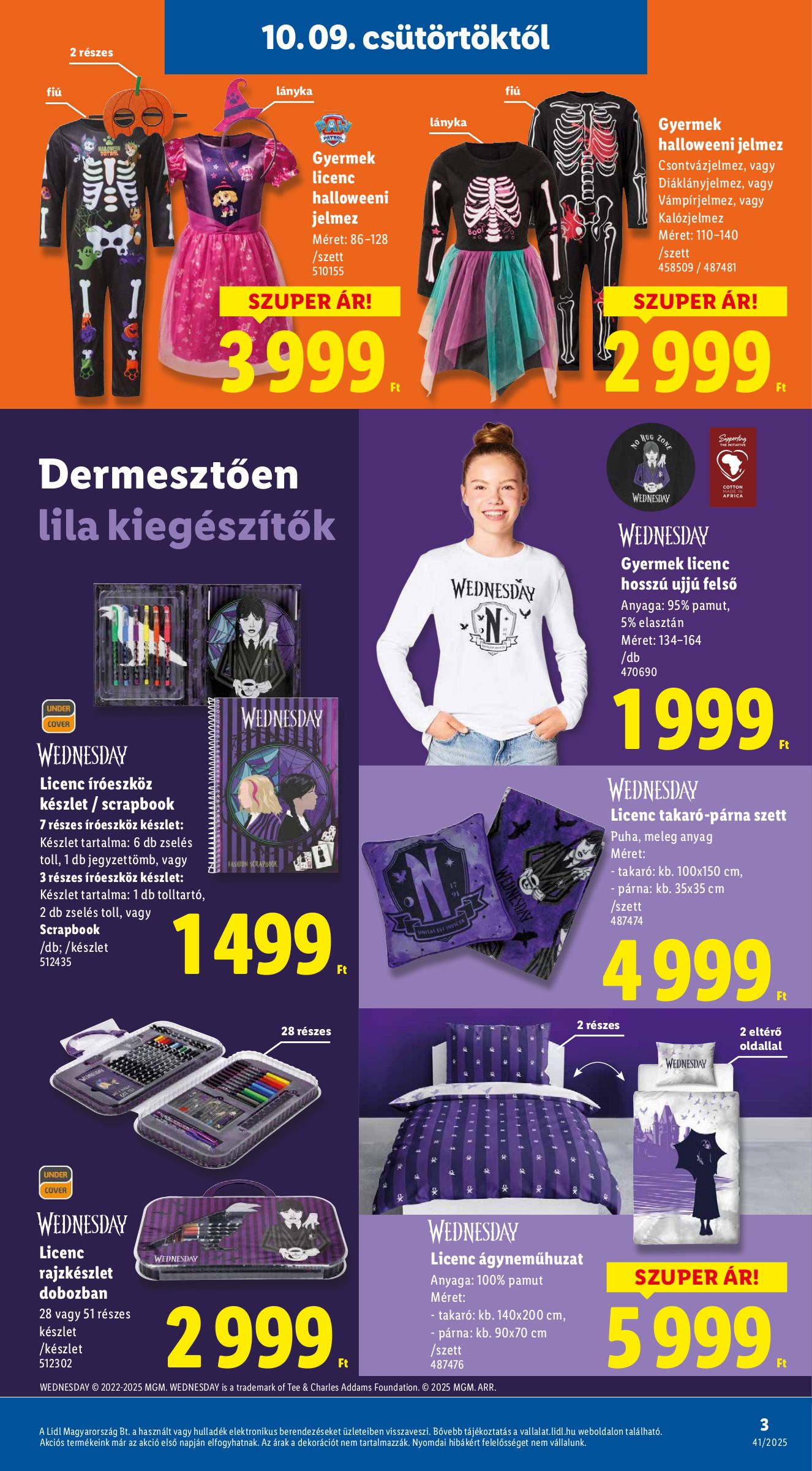 lidl - Lidl - Nonfood akciós újság, érvényes 10.09. - 10.15. - page: 3