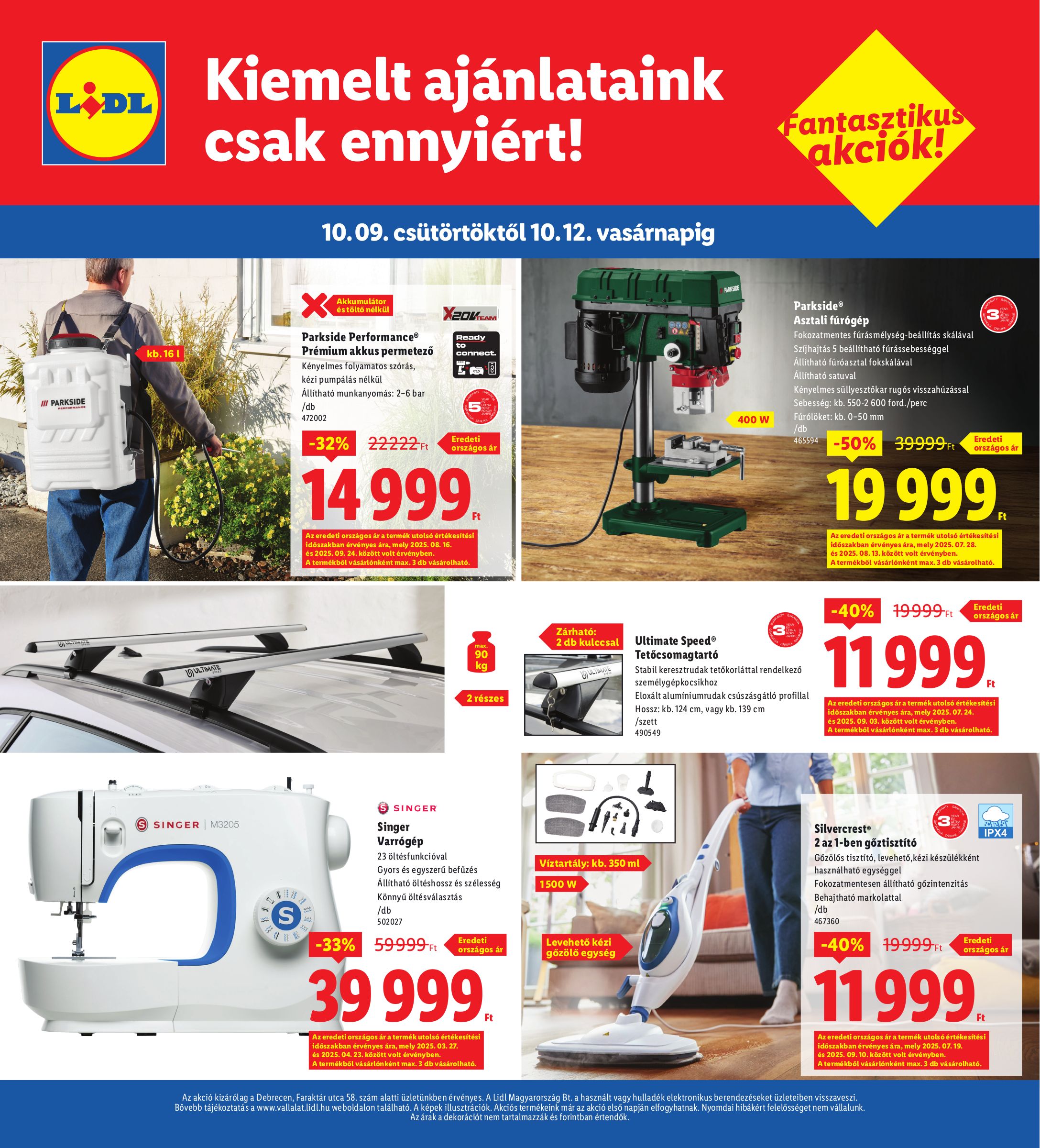 lidl - Lidl - Debrecen akciós újság, érvényes 10.09. - 10.12. - page: 4