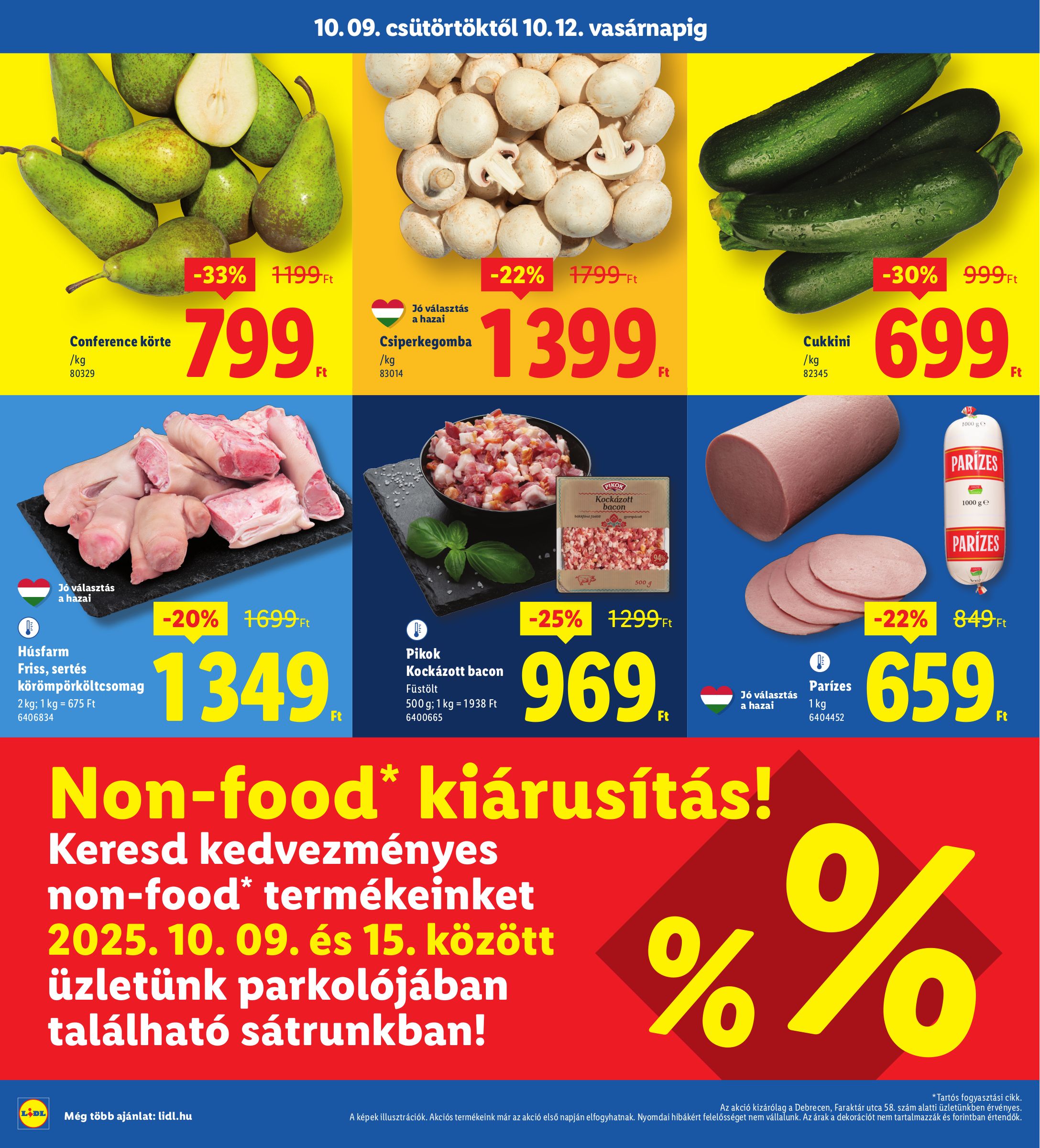 lidl - Lidl - Debrecen akciós újság, érvényes 10.09. - 10.12. - page: 2