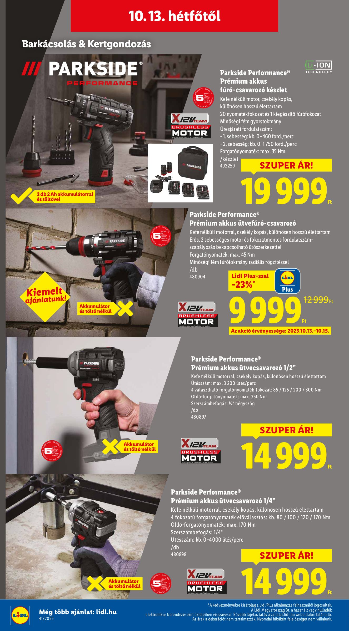 lidl - Lidl akciós újság, érvényes 10.09. - 10.15. - page: 50
