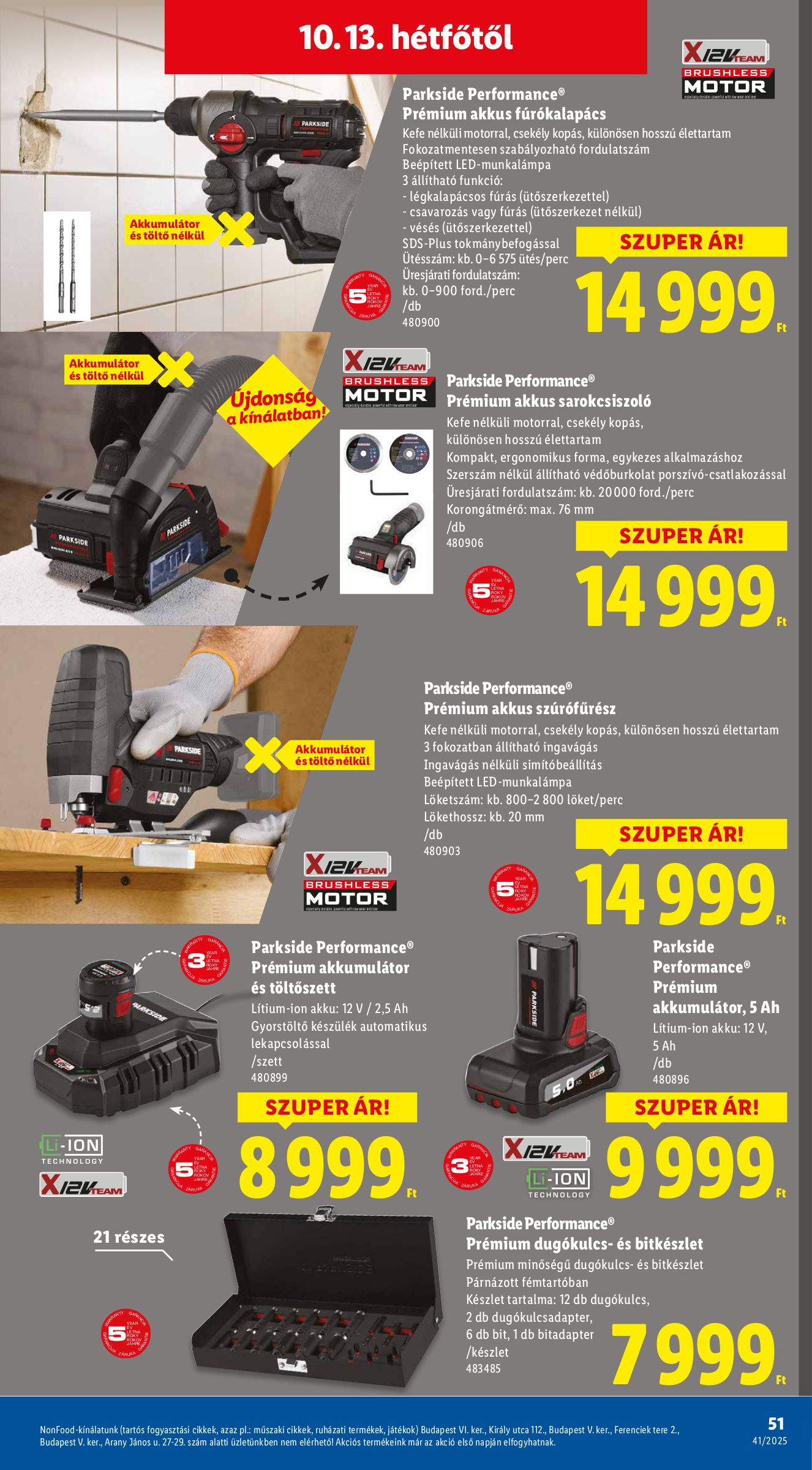lidl - Lidl akciós újság, érvényes 10.09. - 10.15. - page: 51