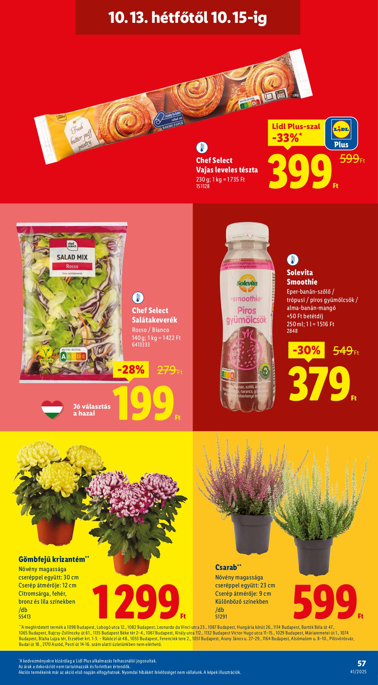 lidl - Lidl akciós újság, érvényes 10.09. - 10.15. - page: 57