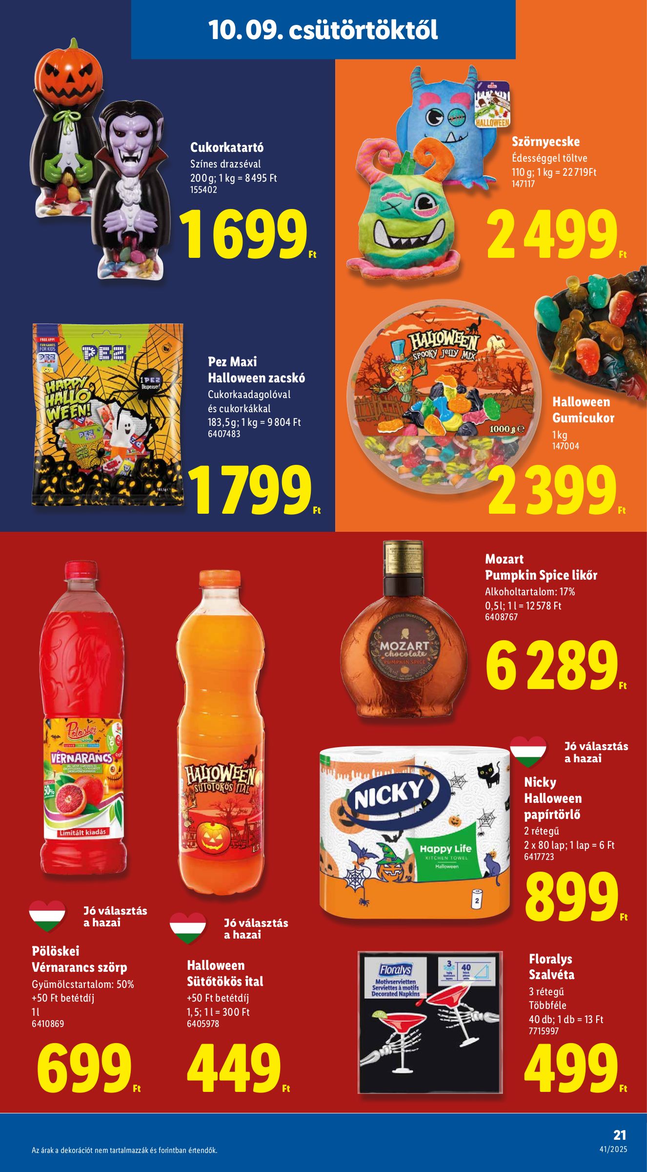 lidl - Lidl akciós újság, érvényes 10.09. - 10.15. - page: 21