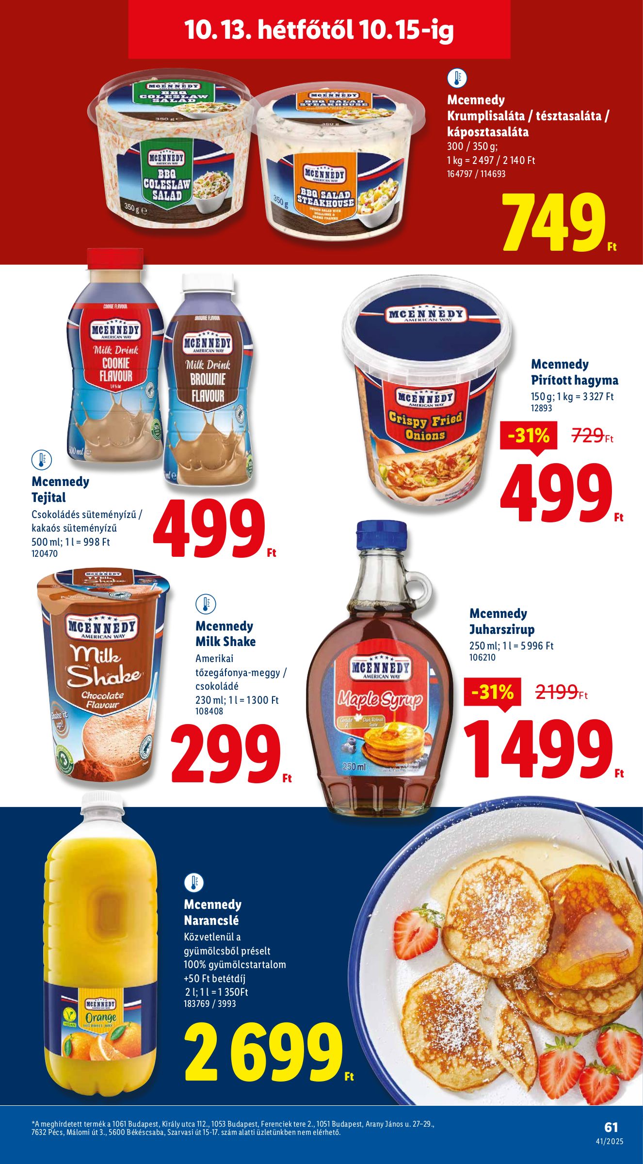 lidl - Lidl akciós újság, érvényes 10.09. - 10.15. - page: 61