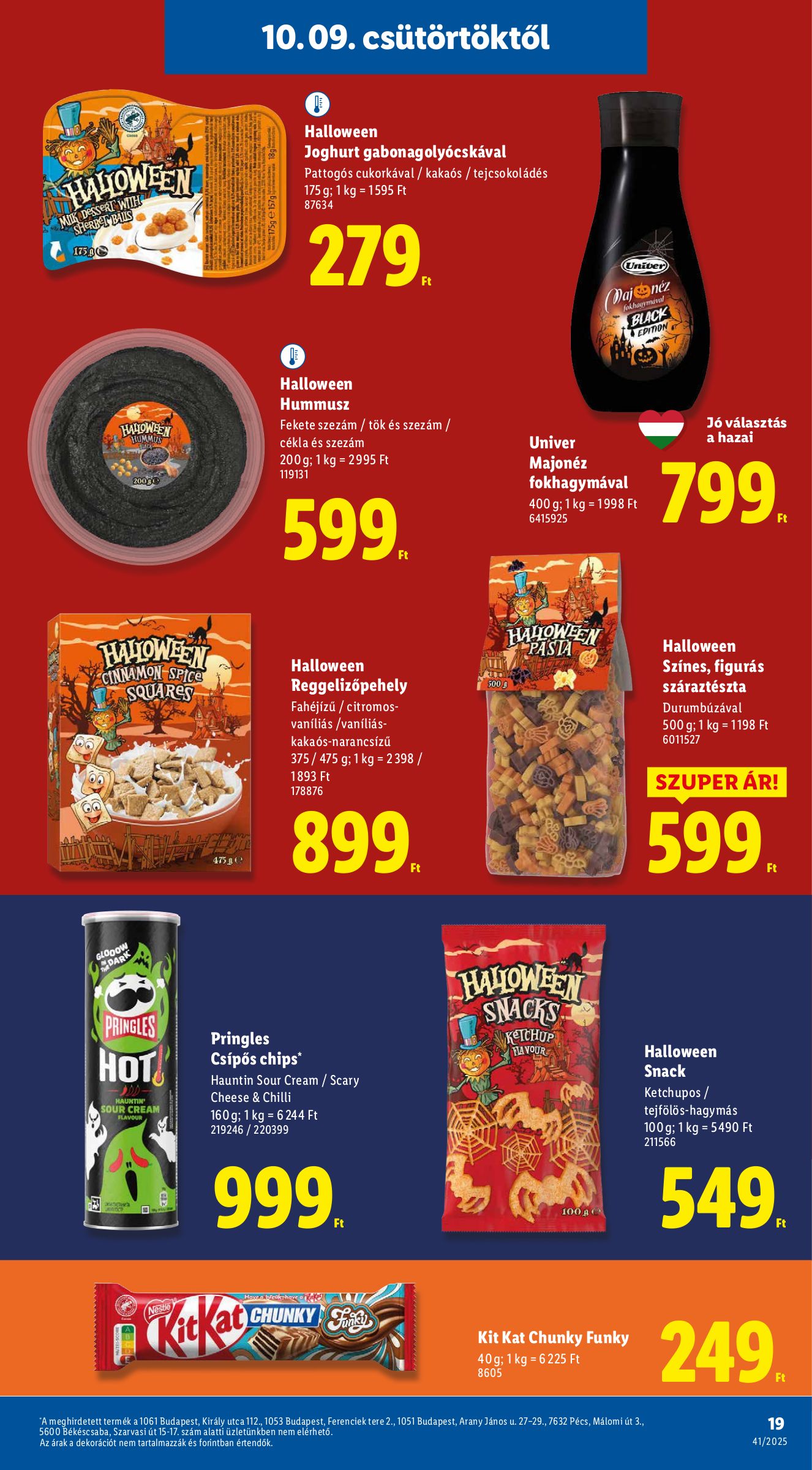 lidl - Lidl akciós újság, érvényes 10.09. - 10.15. - page: 19