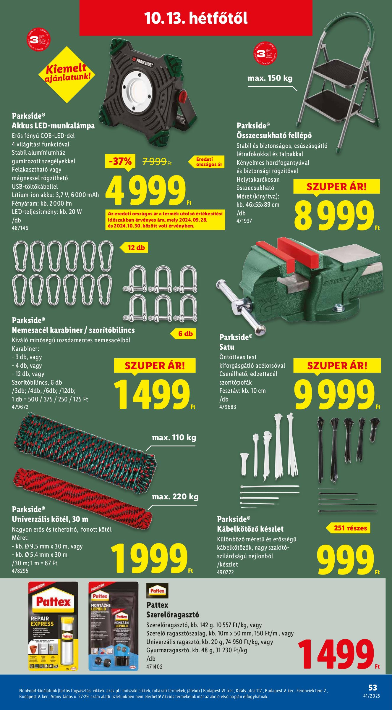 lidl - Lidl akciós újság, érvényes 10.09. - 10.15. - page: 53