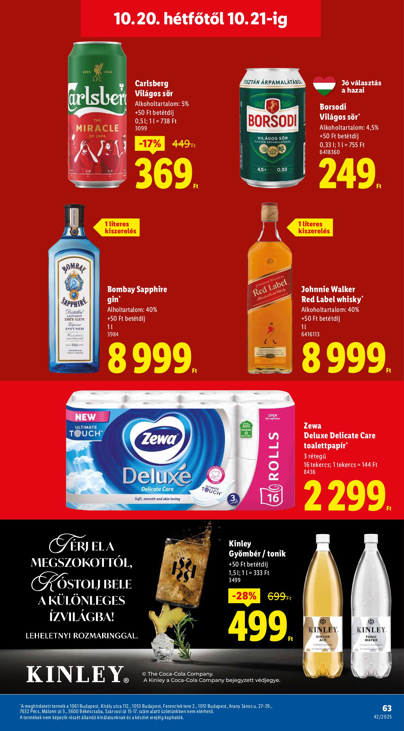 lidl - Lidl akciós újság, érvényes 10.16. - 10.22. - page: 63 lidl - Lidl akciós újság, érvényes 10.16. - 10.22. - page: 63