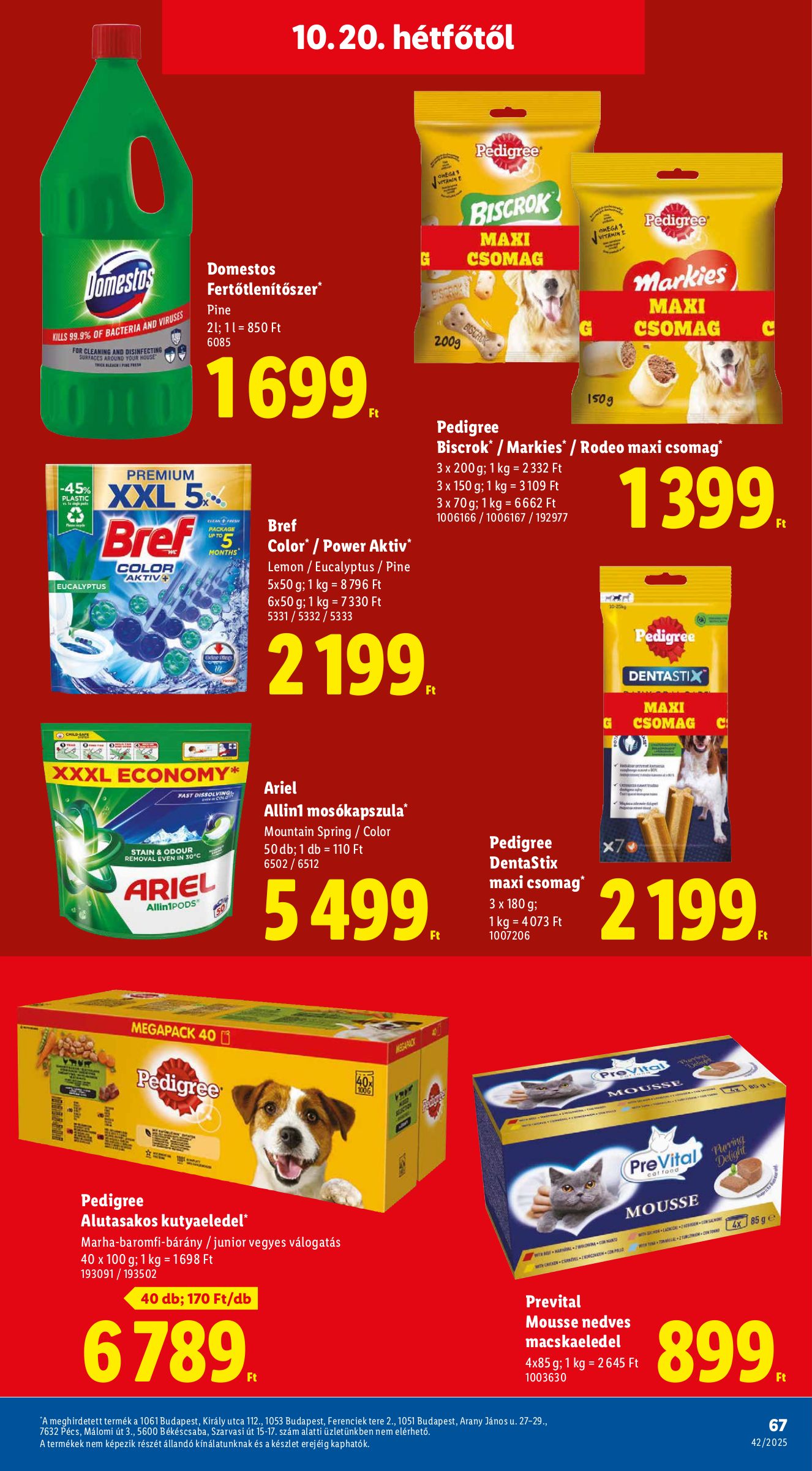 lidl - Lidl akciós újság, érvényes 10.16. - 10.22. - page: 67 lidl - Lidl akciós újság, érvényes 10.16. - 10.22. - page: 67