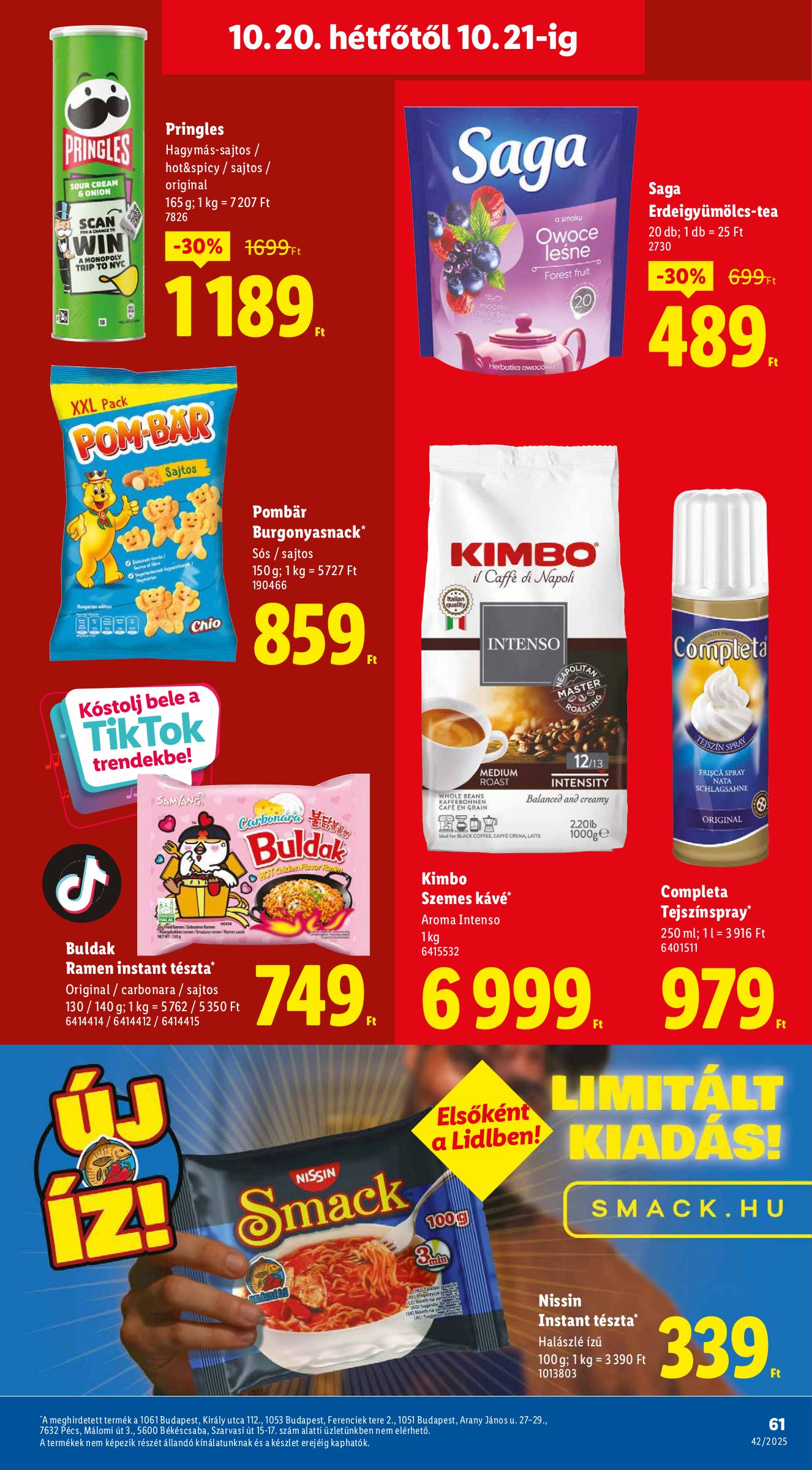 lidl - Lidl akciós újság, érvényes 10.16. - 10.22. - page: 61 lidl - Lidl akciós újság, érvényes 10.16. - 10.22. - page: 61