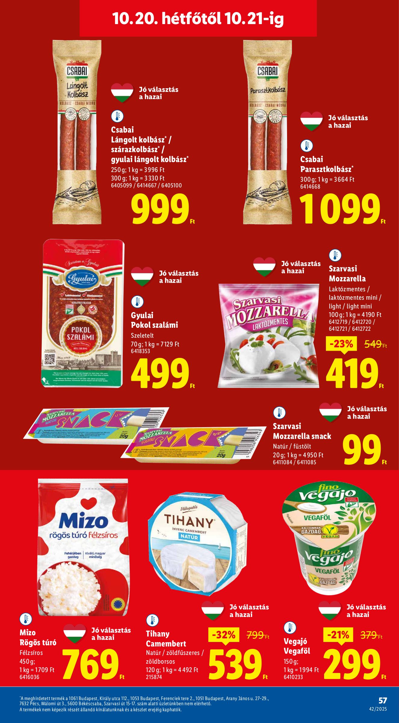 lidl - Lidl akciós újság, érvényes 10.16. - 10.22. - page: 57 lidl - Lidl akciós újság, érvényes 10.16. - 10.22. - page: 57