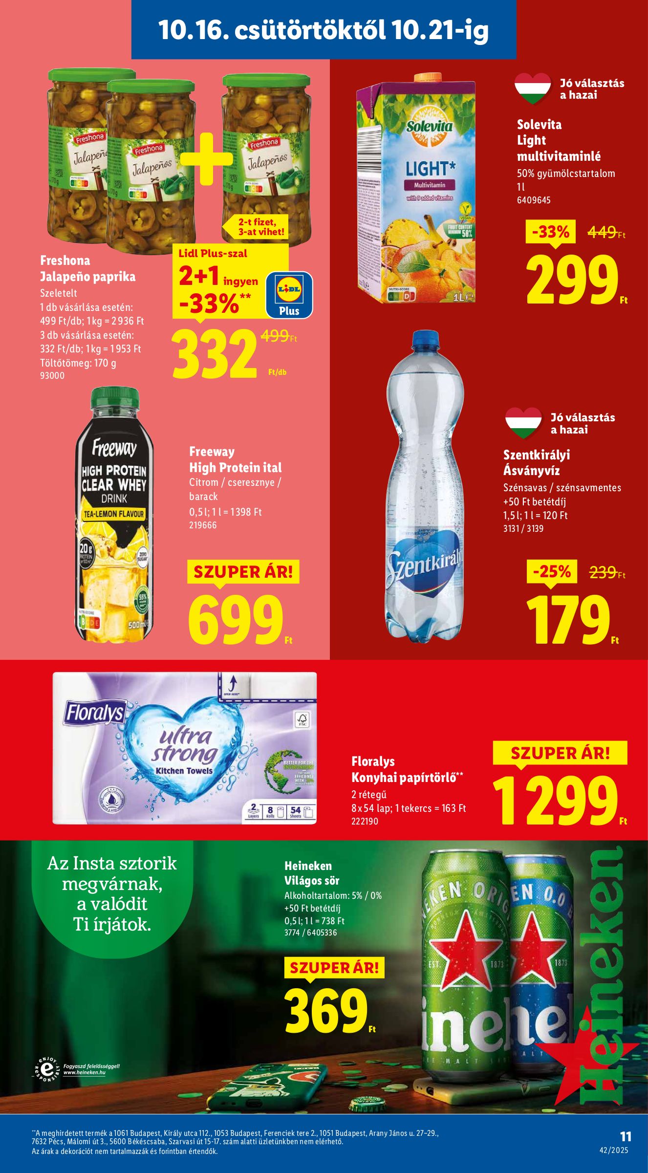 lidl - Lidl akciós újság, érvényes 10.16. - 10.22. - page: 11 lidl - Lidl akciós újság, érvényes 10.16. - 10.22. - page: 11