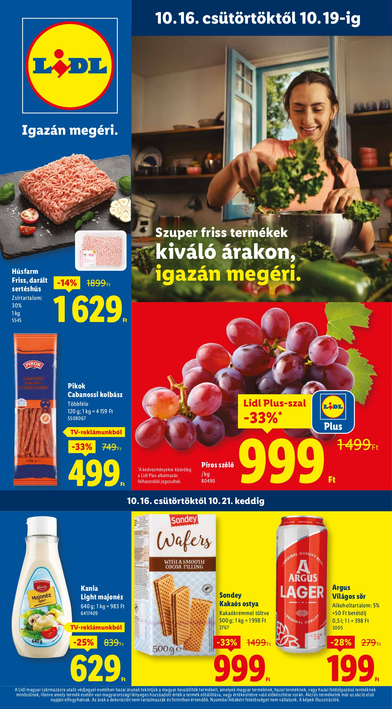 lidl - Lidl akciós újság, érvényes 10.16. - 10.22.