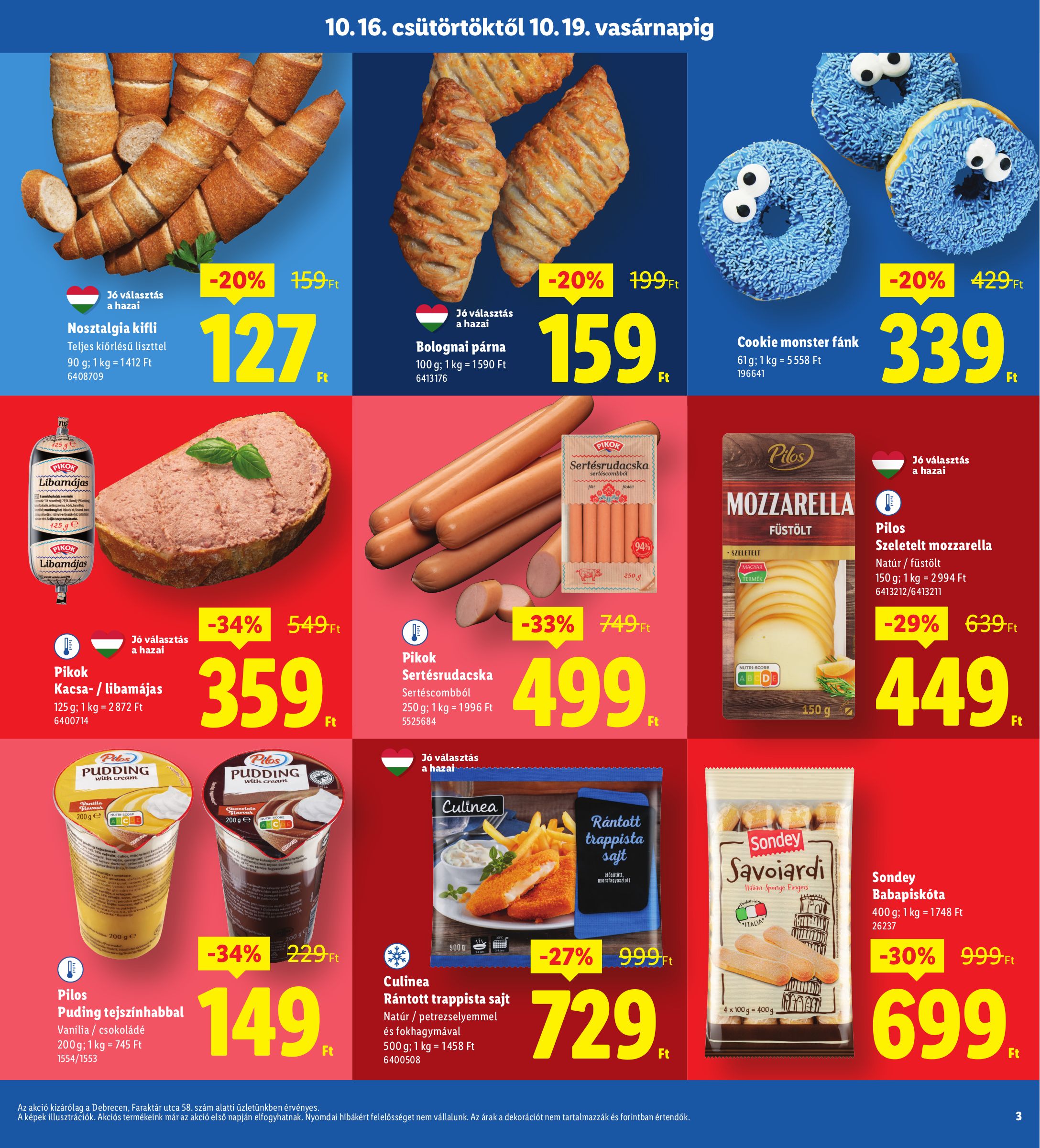 lidl - Lidl - Debrecen akciós újság, érvényes 10.16. - 10.19. - page: 3