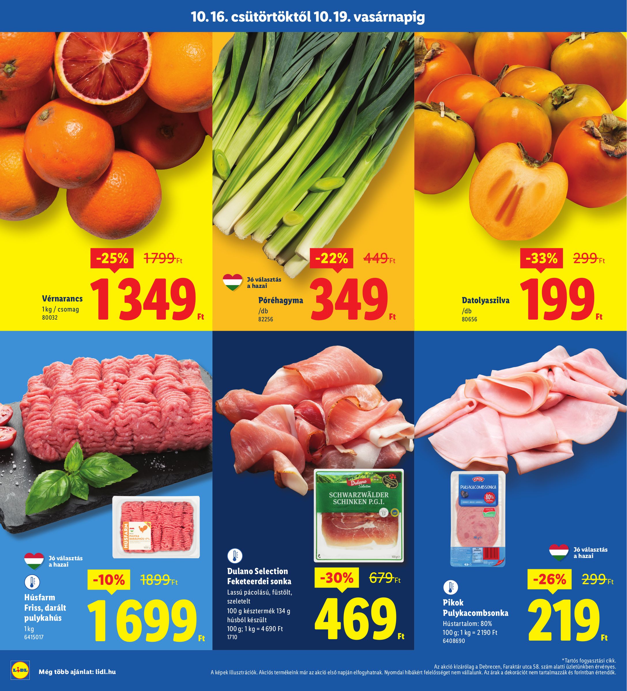 lidl - Lidl - Debrecen akciós újság, érvényes 10.16. - 10.19. - page: 2