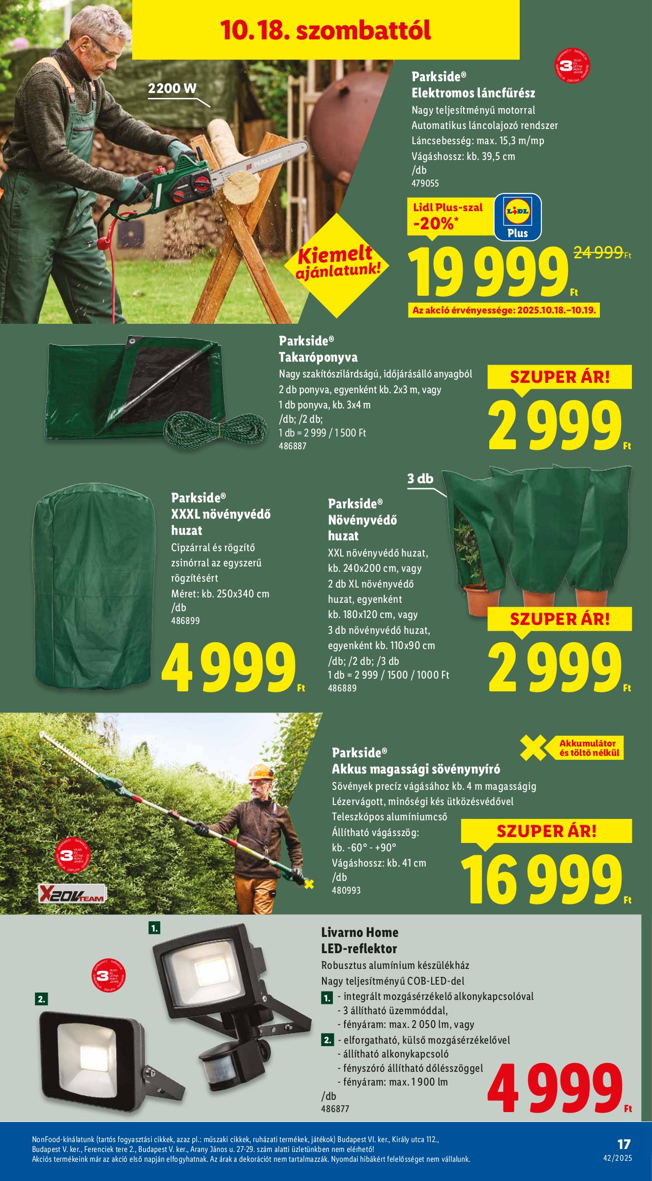 lidl - Lidl - Nonfood akciós újság, érvényes 10.16. - 10.22. - page: 17