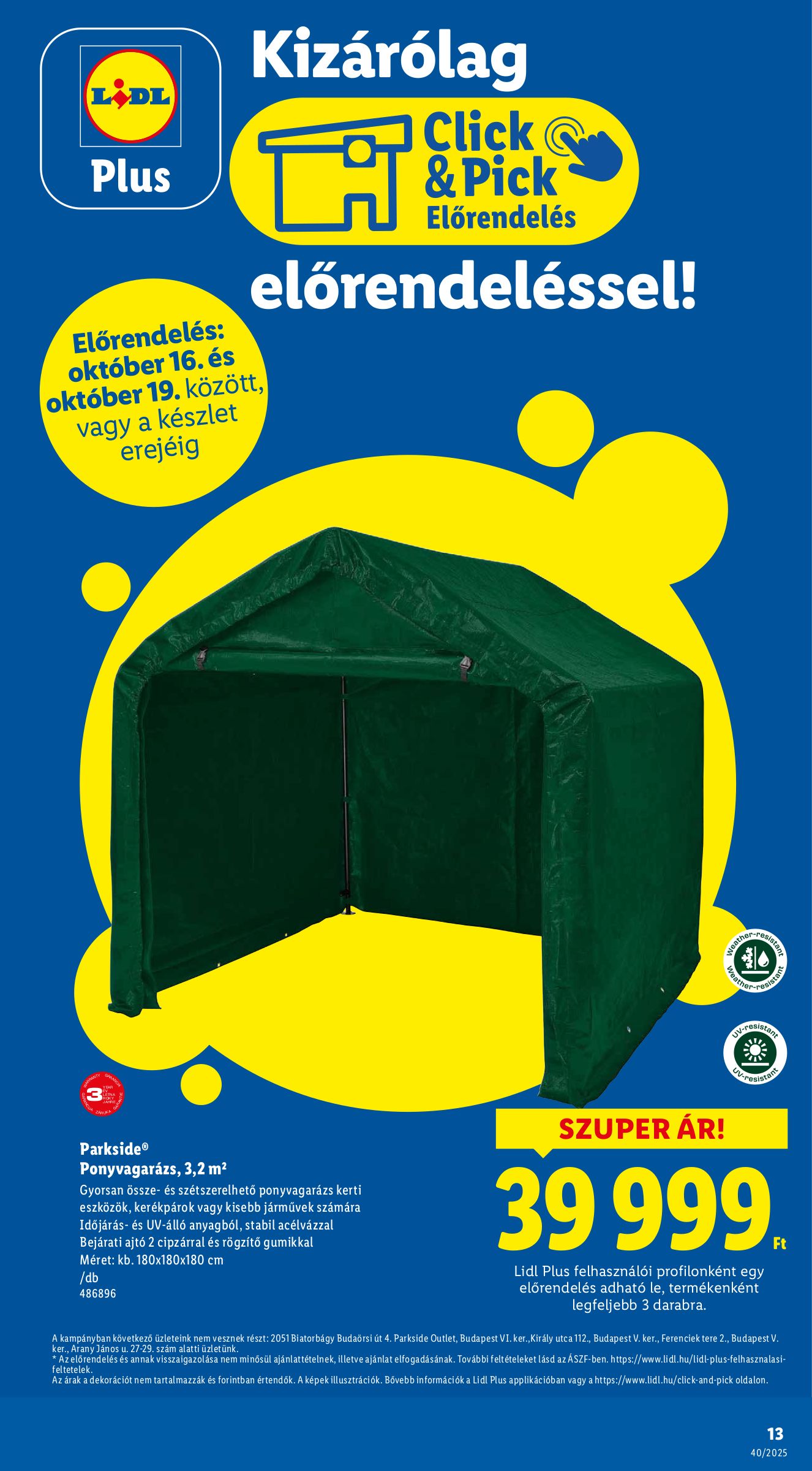 lidl - Lidl - Nonfood akciós újság, érvényes 10.16. - 10.22. - page: 13