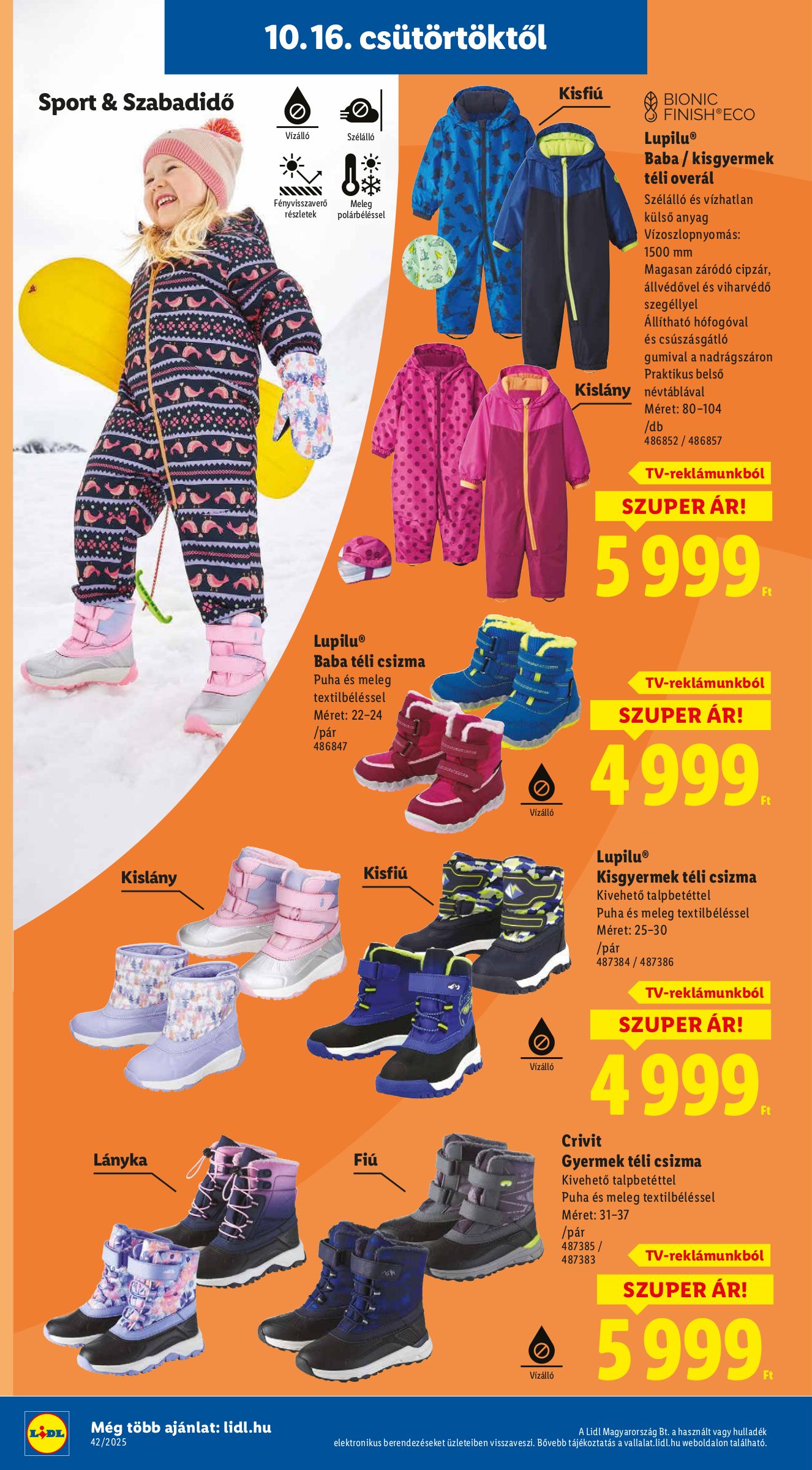 lidl - Lidl - Nonfood akciós újság, érvényes 10.16. - 10.22. - page: 6