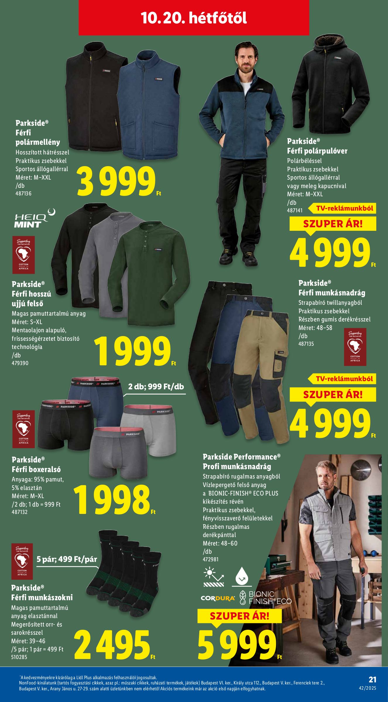 lidl - Lidl - Nonfood akciós újság, érvényes 10.16. - 10.22. - page: 21