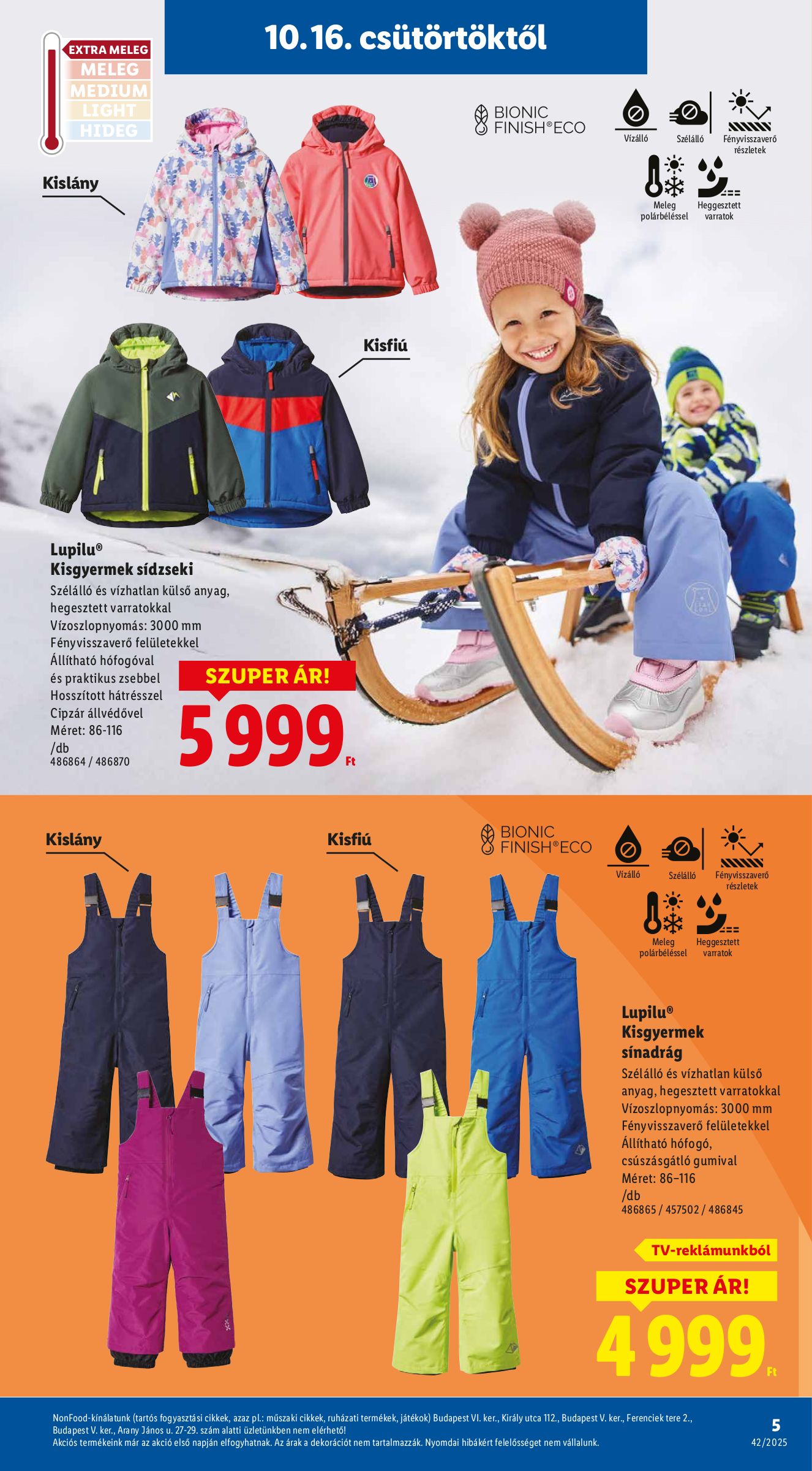 lidl - Lidl - Nonfood akciós újság, érvényes 10.16. - 10.22. - page: 5