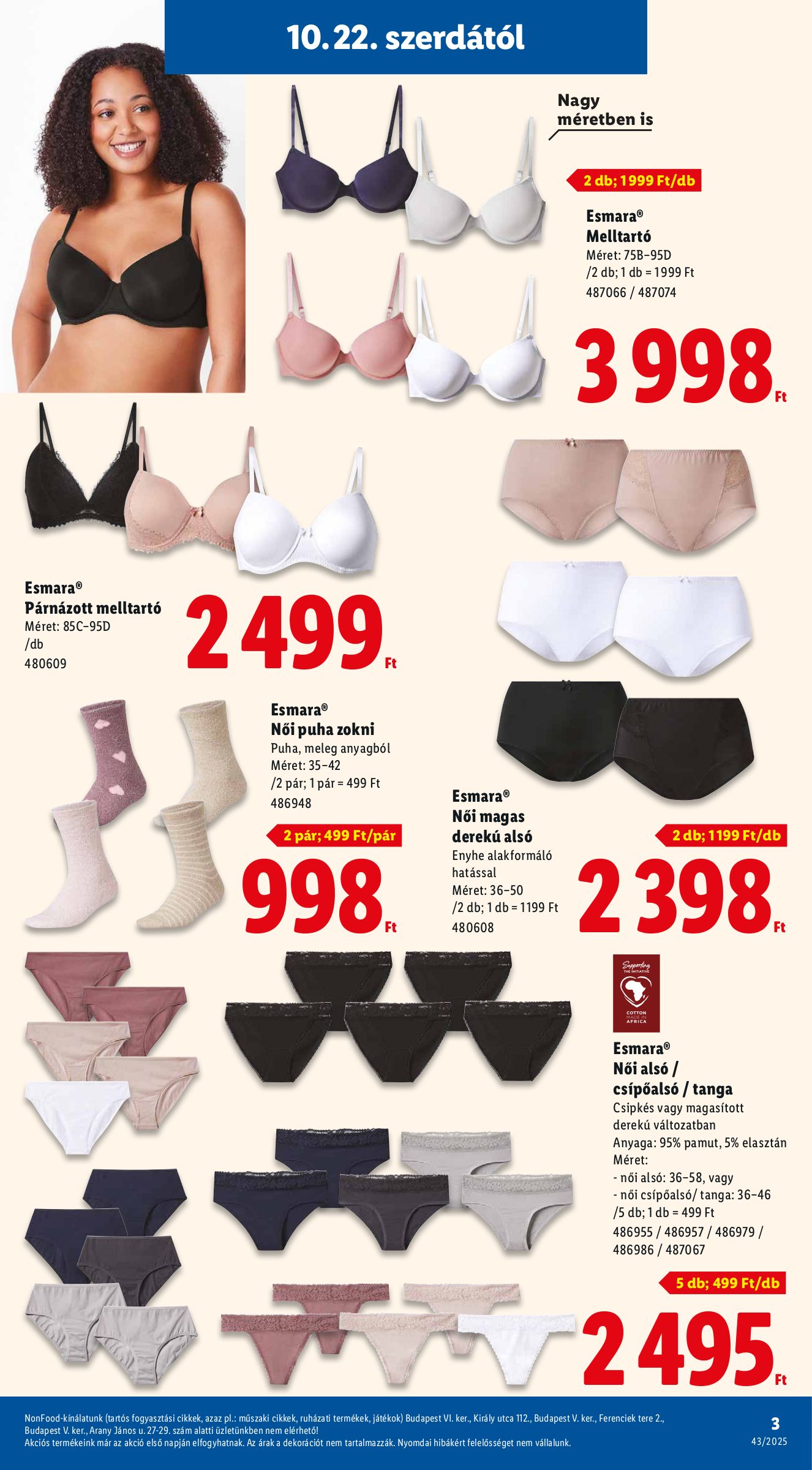 lidl - Lidl - Nonfood akciós újság, érvényes 10.22. - 10.29. - page: 3