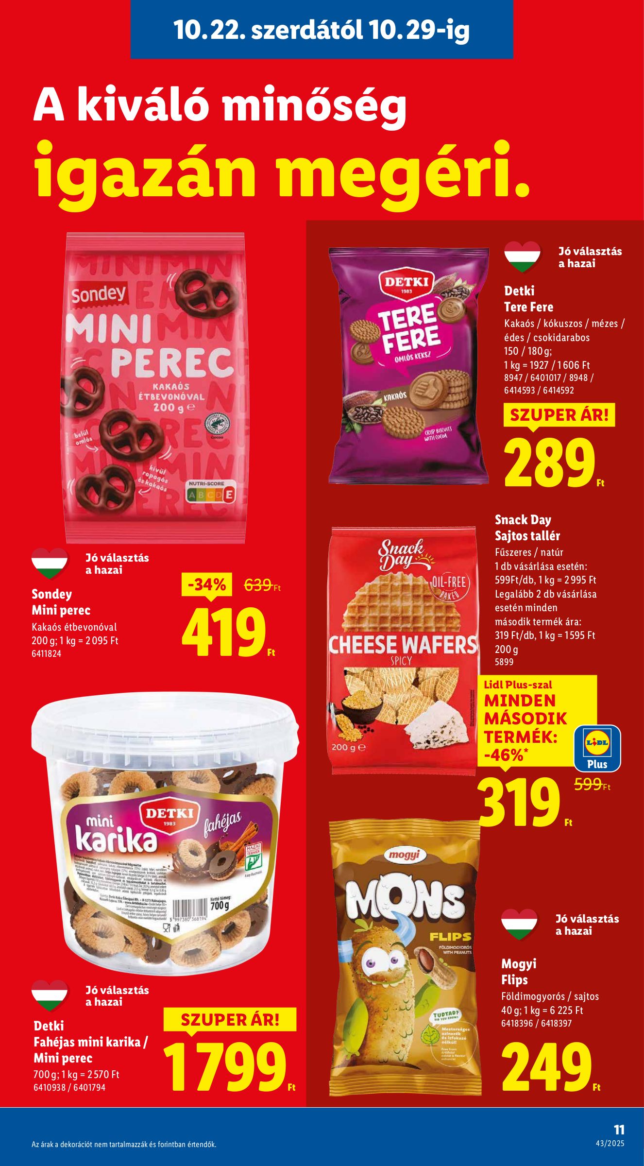 lidl - Lidl akciós újság, érvényes 10.22. - 10.29. - page: 11 lidl - Lidl akciós újság, érvényes 10.22. - 10.29. - page: 11