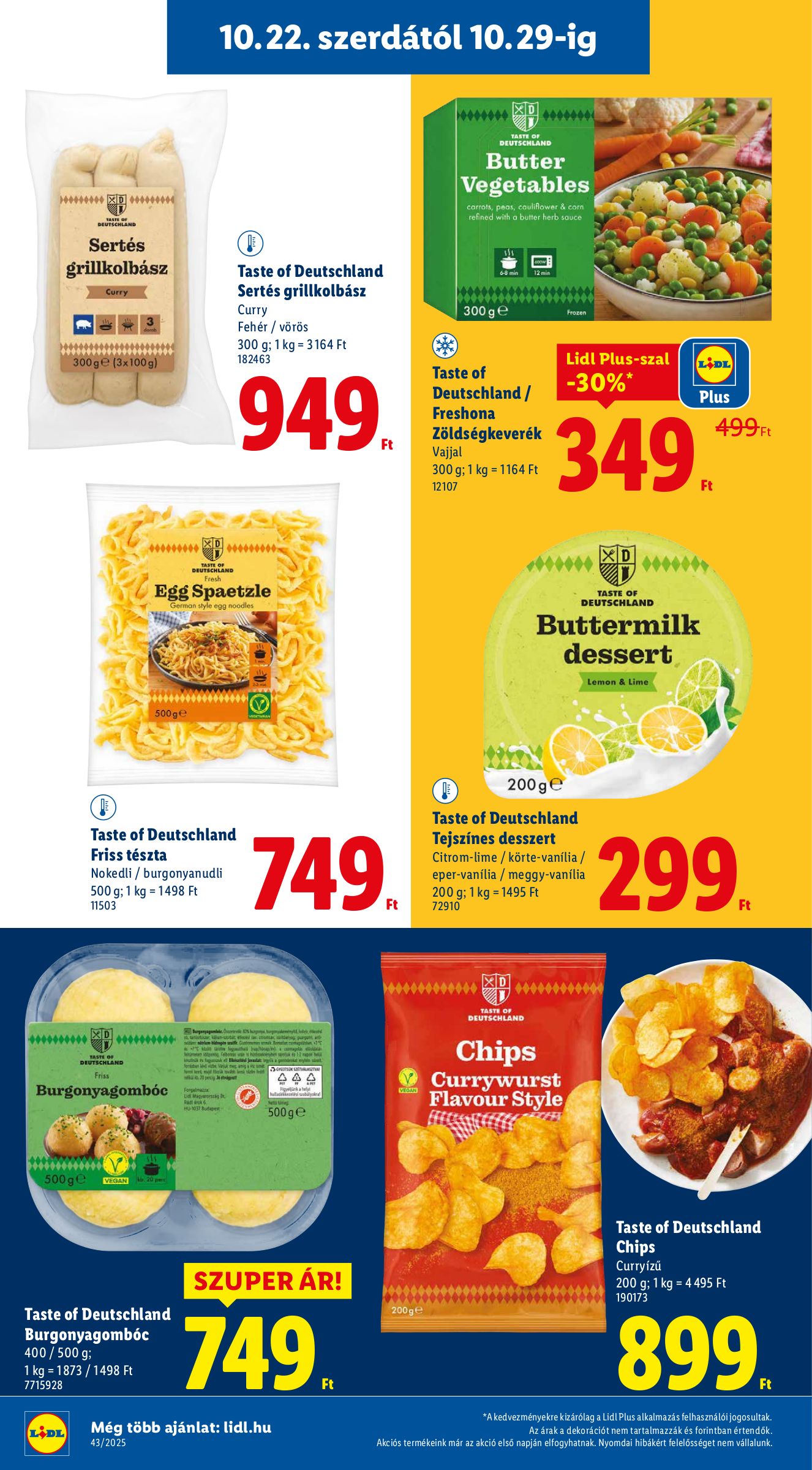 lidl - Lidl akciós újság, érvényes 10.22. - 10.29. - page: 22 lidl - Lidl akciós újság, érvényes 10.22. - 10.29. - page: 22