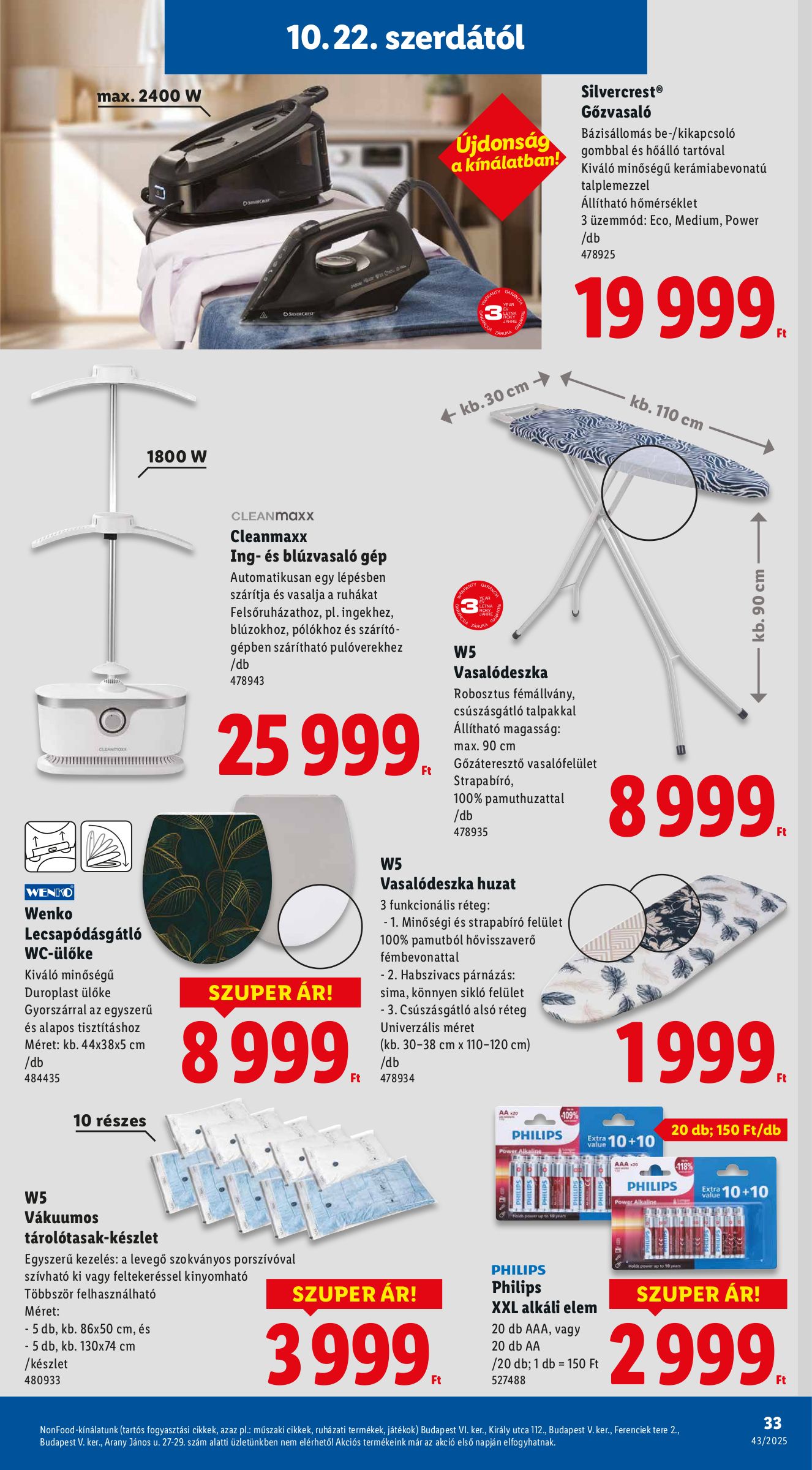 lidl - Lidl akciós újság, érvényes 10.22. - 10.29. - page: 33 lidl - Lidl akciós újság, érvényes 10.22. - 10.29. - page: 33