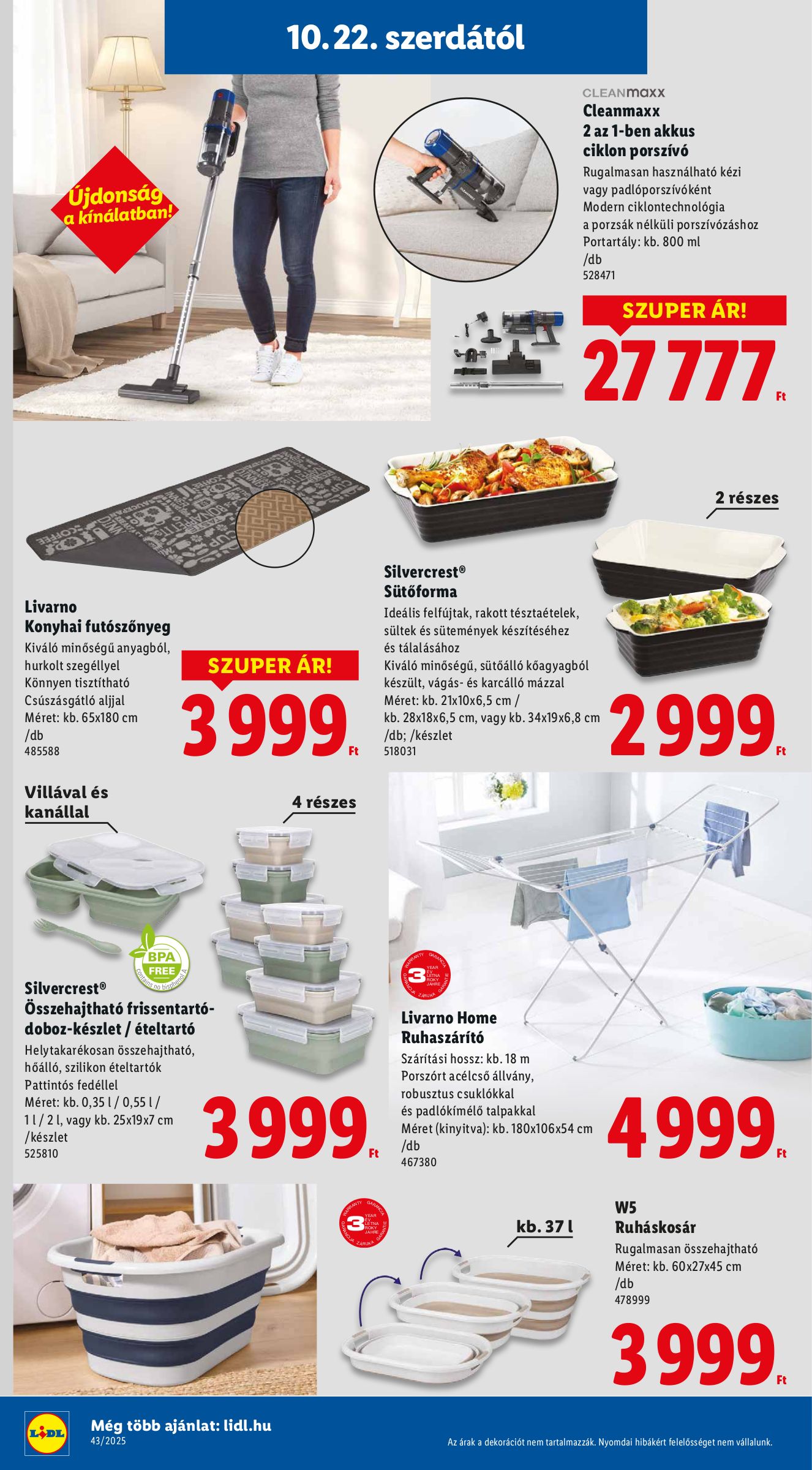 lidl - Lidl akciós újság, érvényes 10.22. - 10.29. - page: 32 lidl - Lidl akciós újság, érvényes 10.22. - 10.29. - page: 32