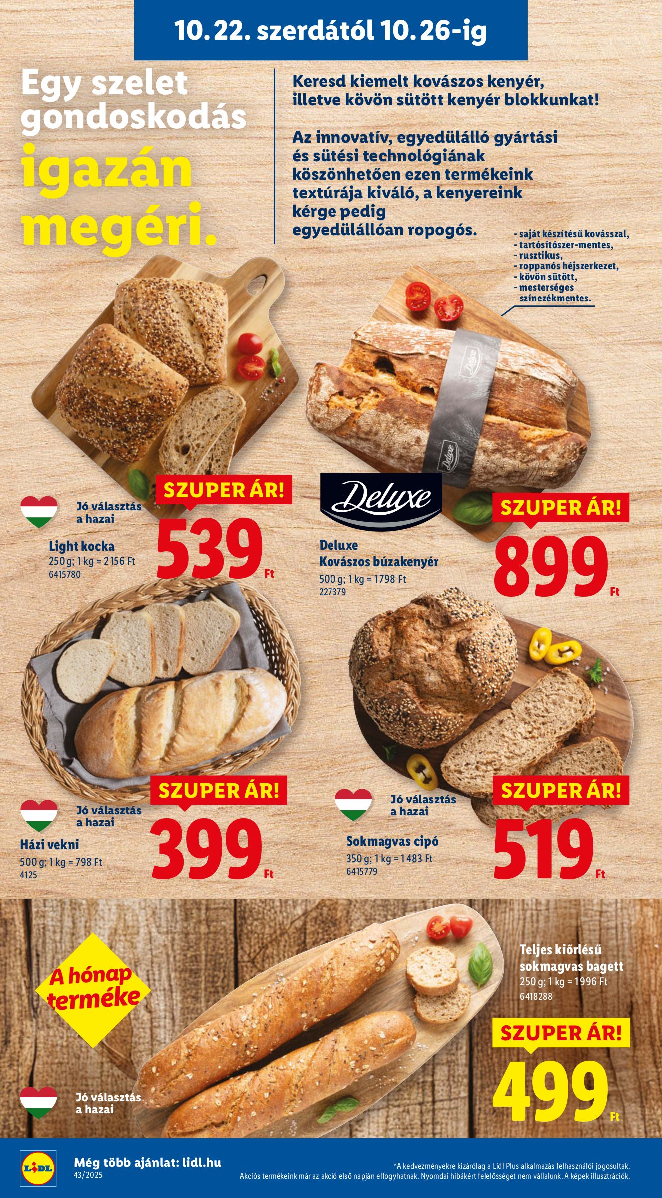 lidl - Lidl akciós újság, érvényes 10.22. - 10.29. - page: 4 lidl - Lidl akciós újság, érvényes 10.22. - 10.29. - page: 4