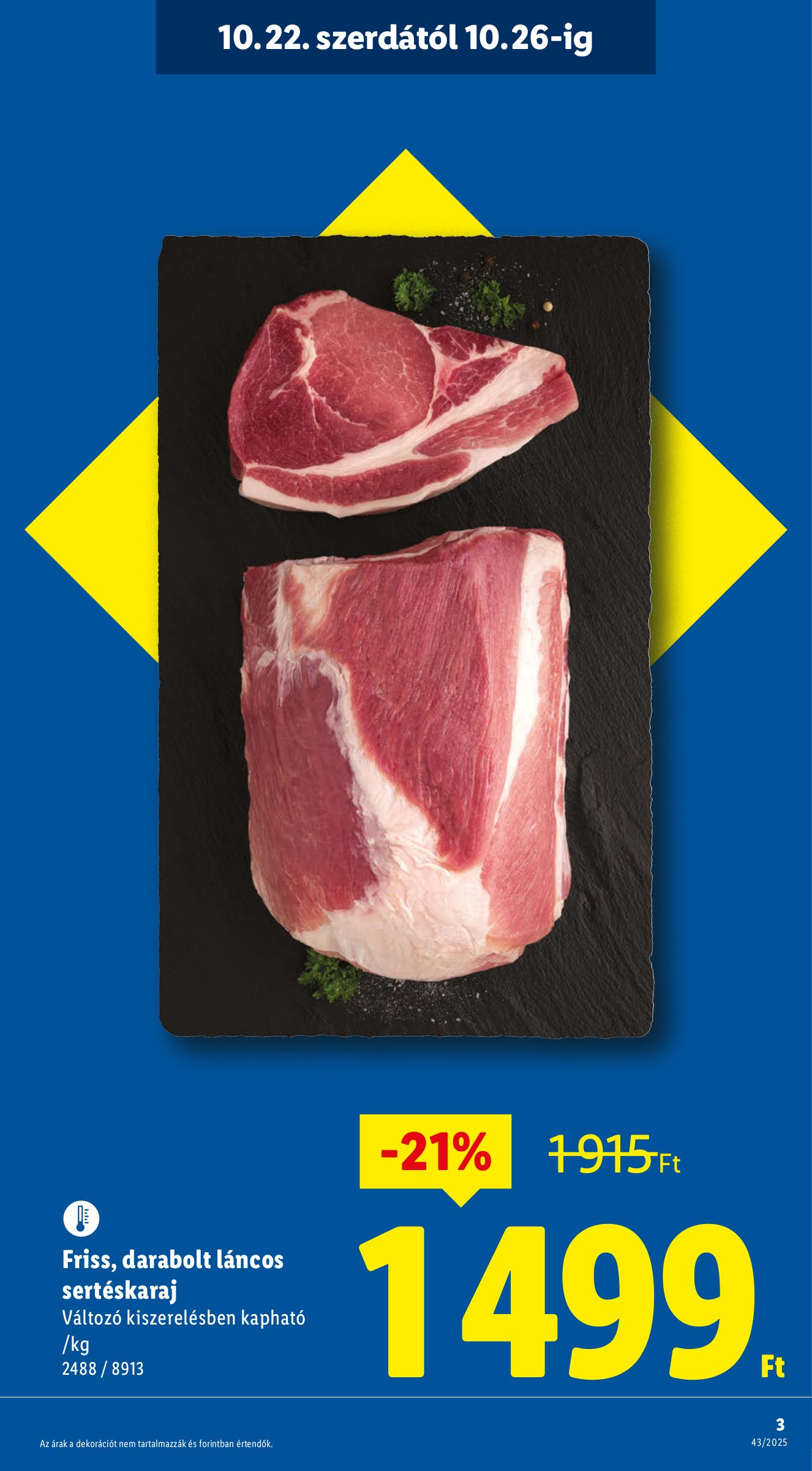 lidl - Lidl akciós újság, érvényes 10.22. - 10.29. - page: 3 lidl - Lidl akciós újság, érvényes 10.22. - 10.29. - page: 3