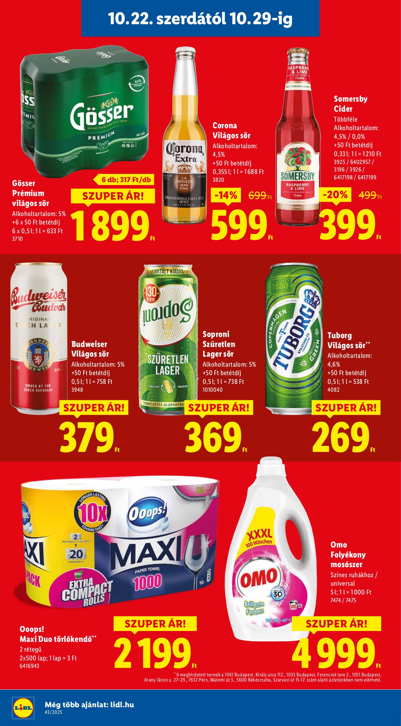 lidl - Lidl akciós újság, érvényes 10.22. - 10.29. - page: 14 lidl - Lidl akciós újság, érvényes 10.22. - 10.29. - page: 14